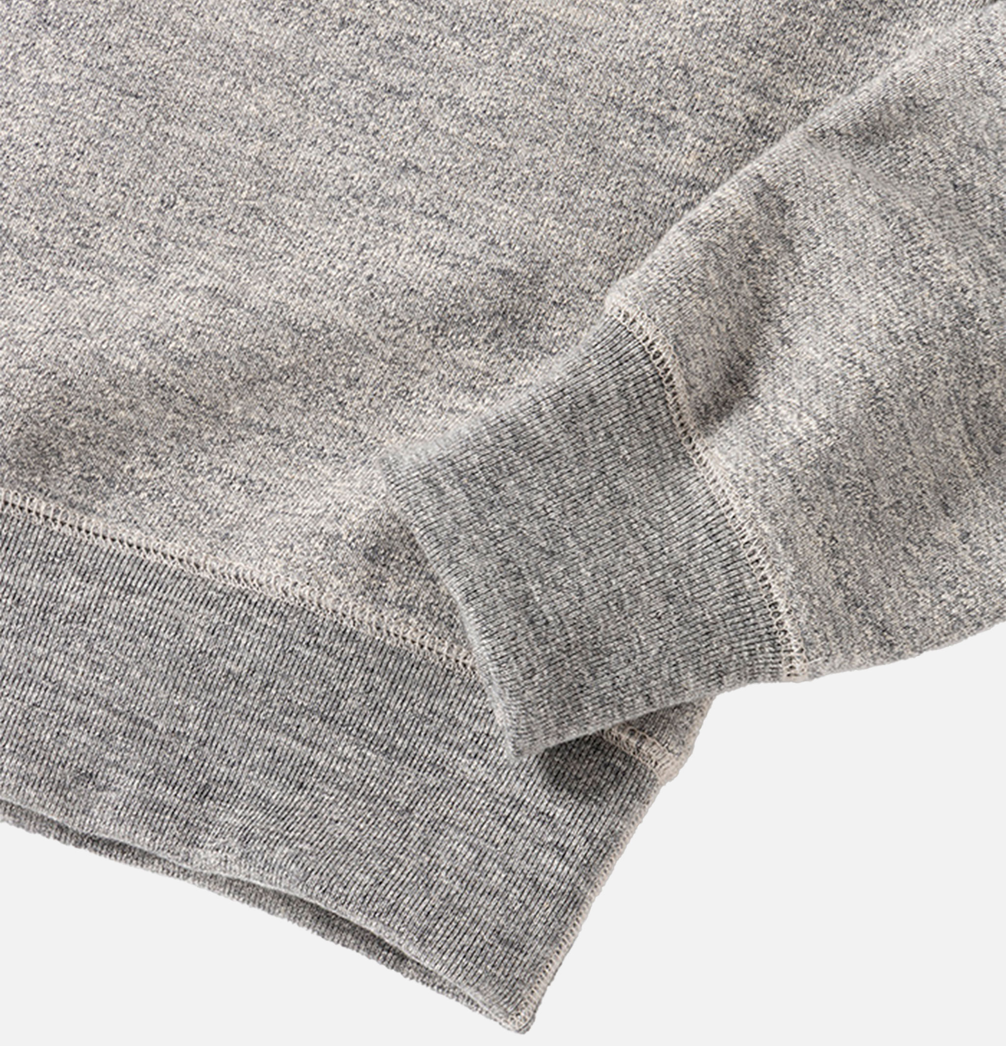 Jackman Sweat Col Rond Molleton Marron