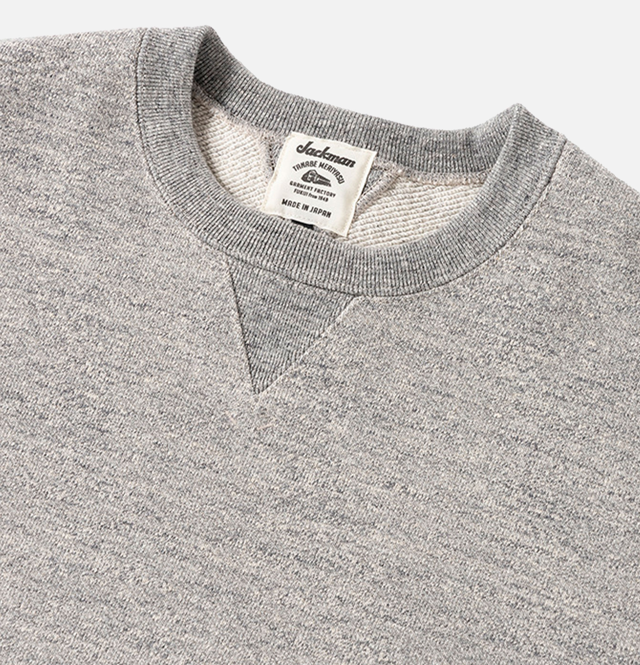 Jackman Sweat Col Rond Molleton Marron