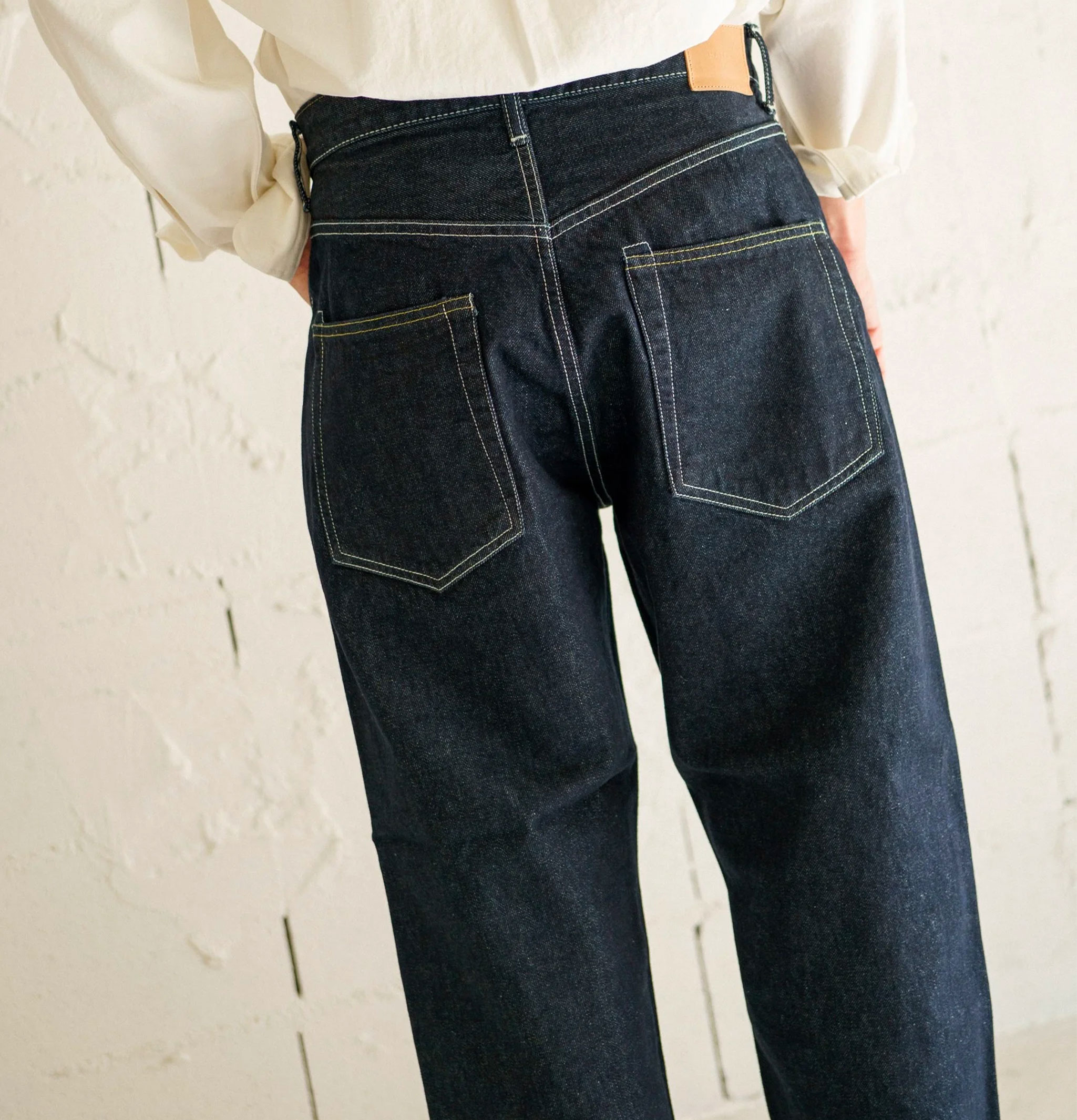 Hatski Jean Denim 01 Loose Tapered One Wash