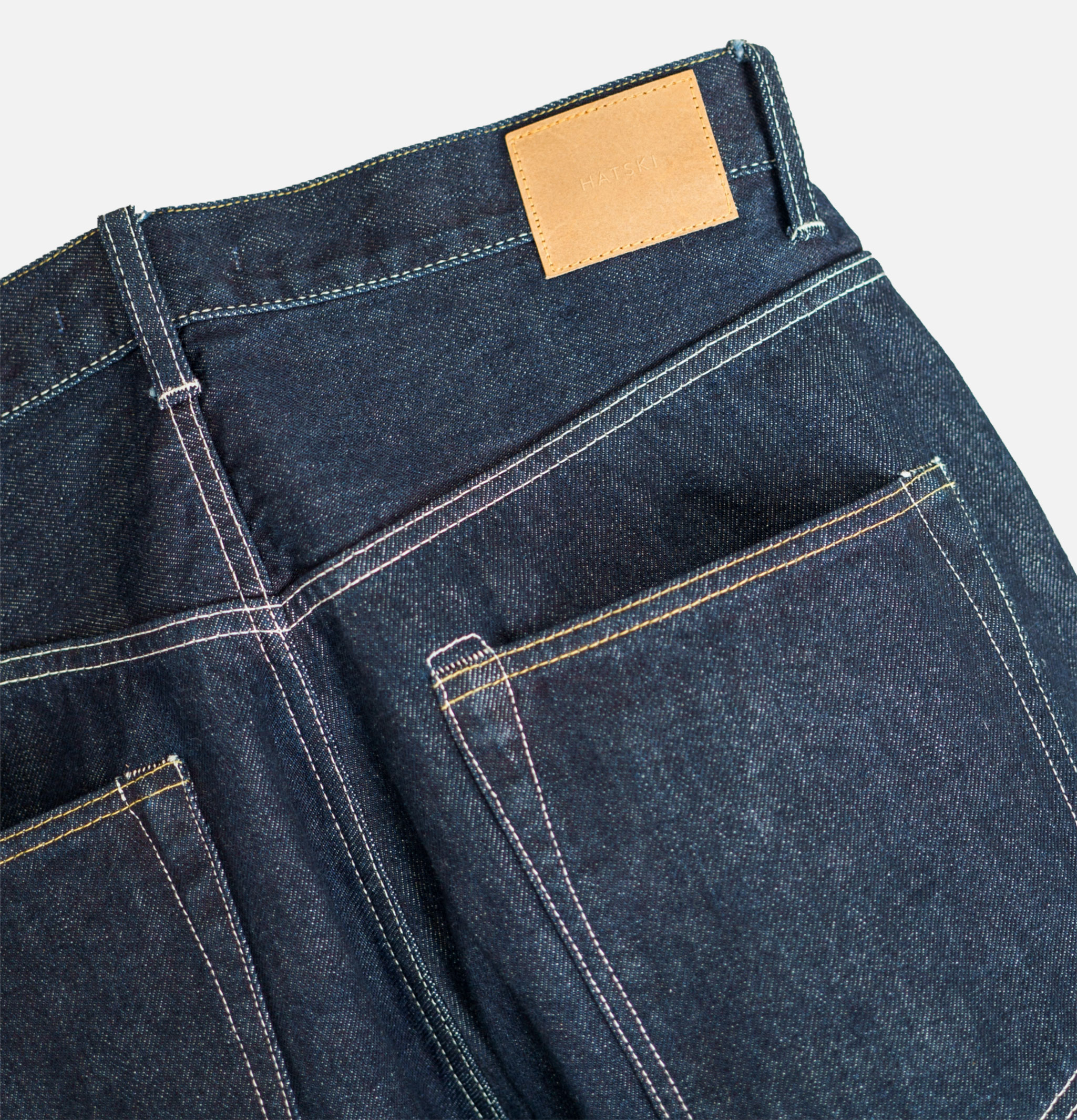 Hatski Jean Denim 01 Loose Tapered One Wash
