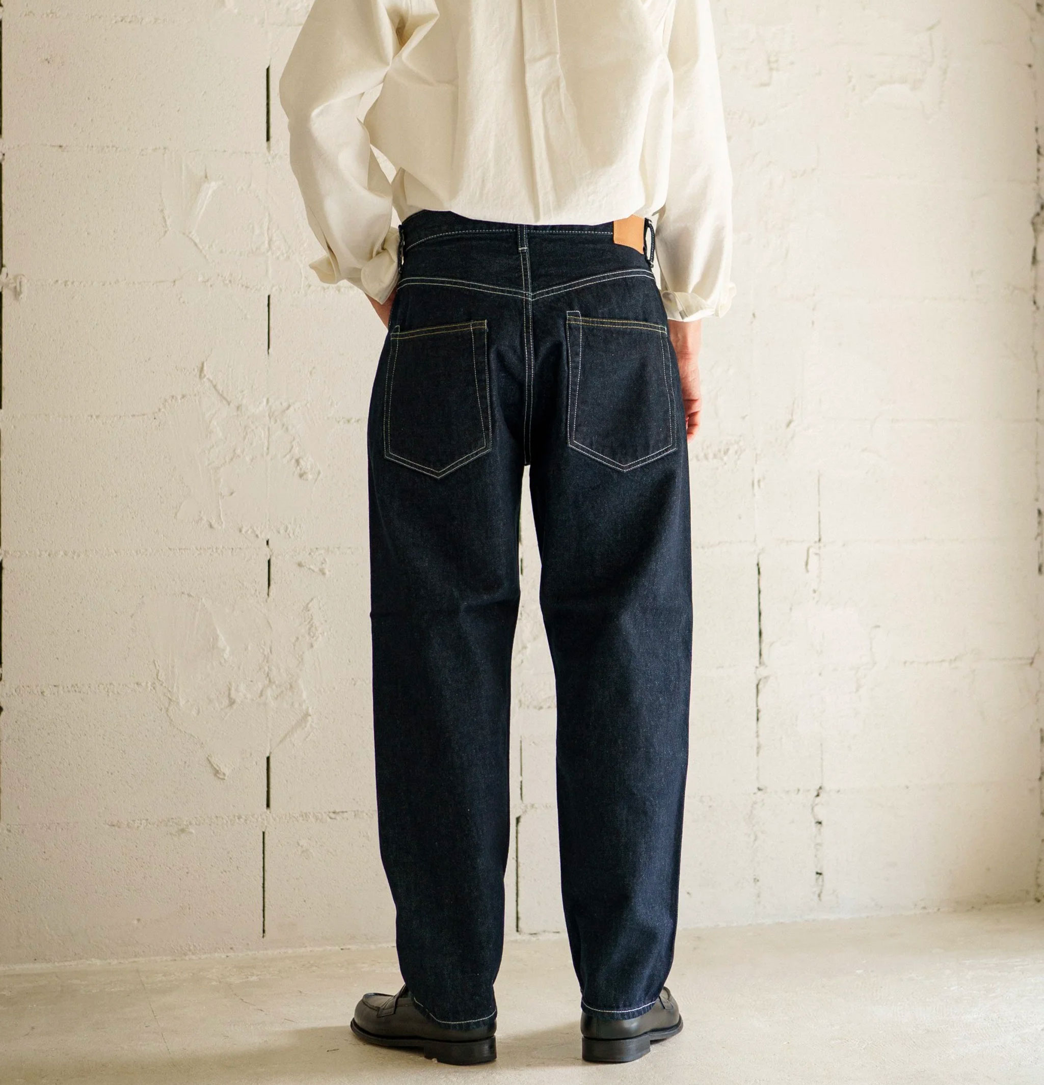 Hatski Jean Denim 01 Loose Tapered One Wash