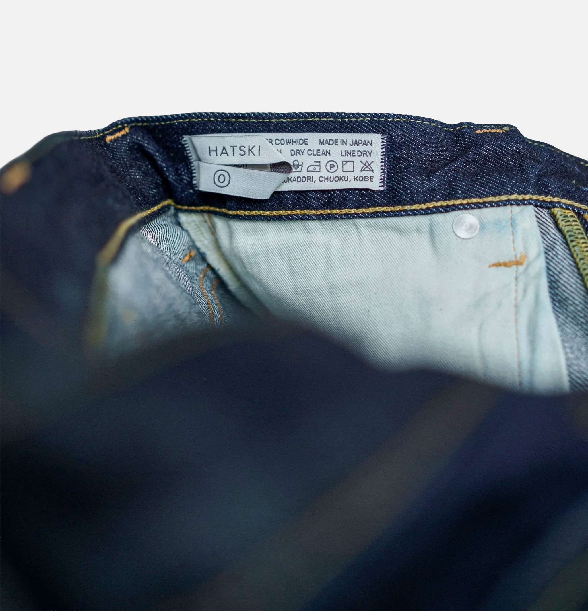 Hatski Denim 01 Jean Loose Tapered Denim One Wash
