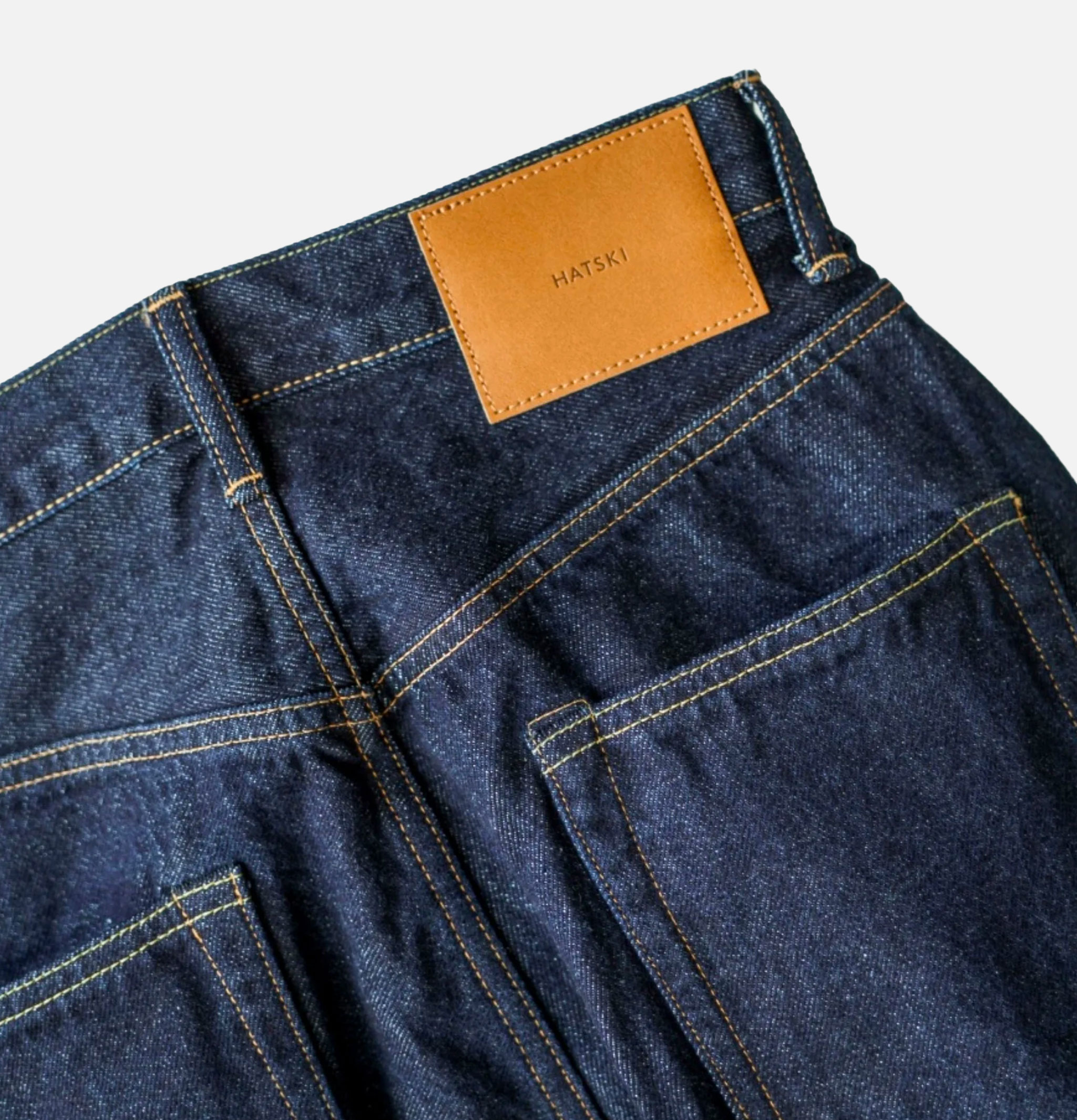 Hatski Denim 01 Jean Loose Tapered Denim One Wash