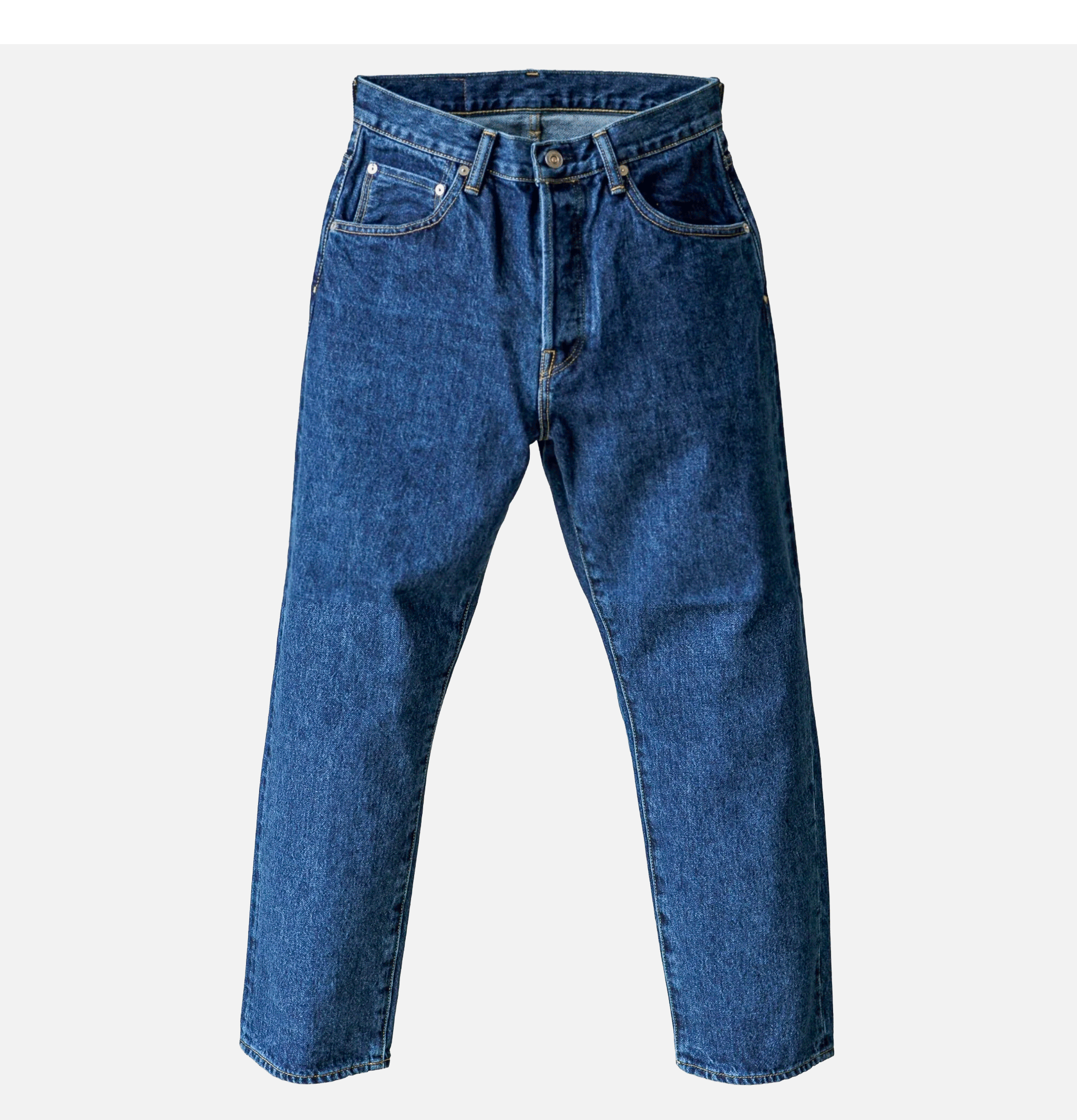 Hatski Denim 01 Jean Loose Tapered Used Blue