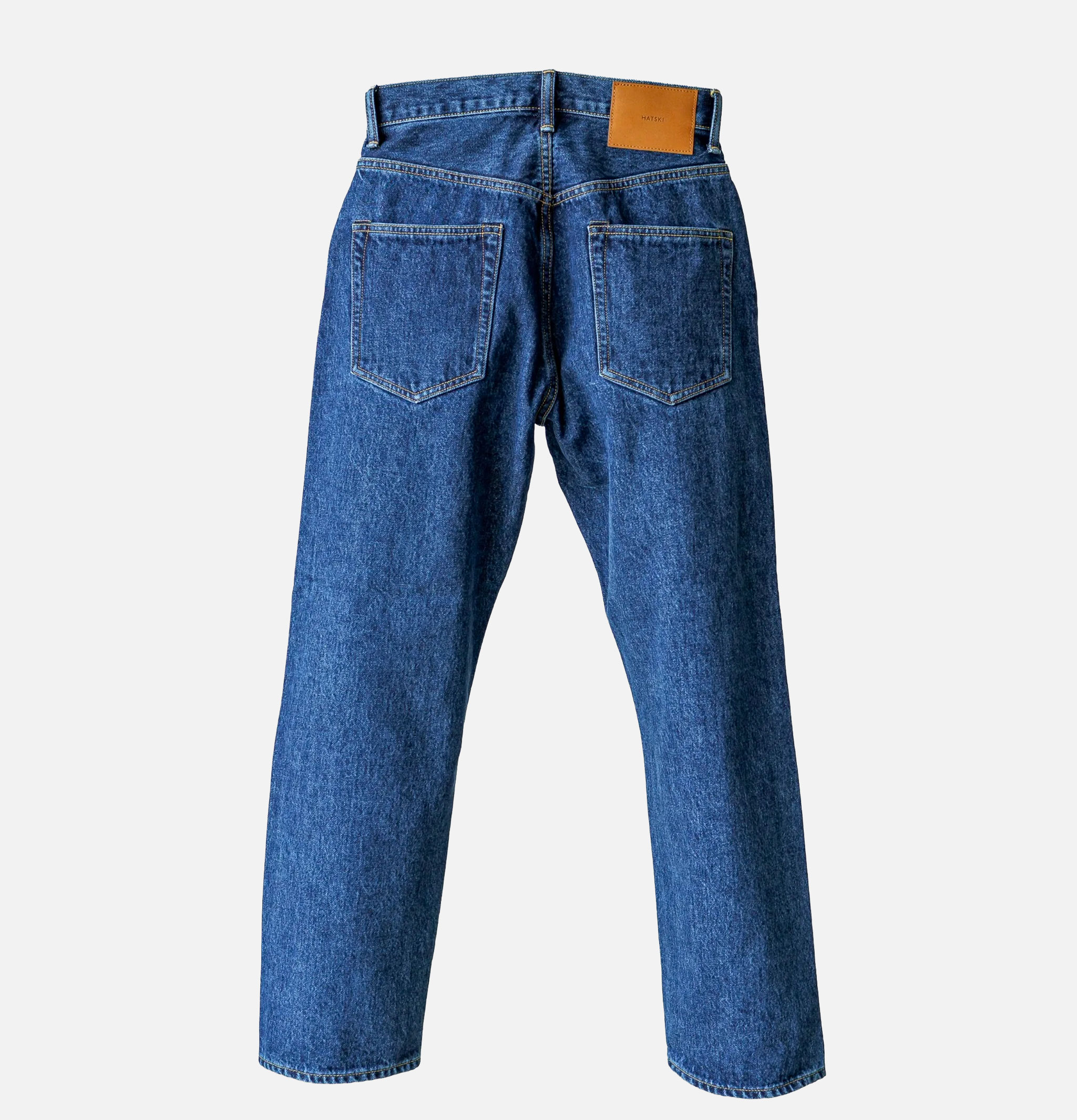 Hatski Denim 01 Jean Loose Tapered Used Blue