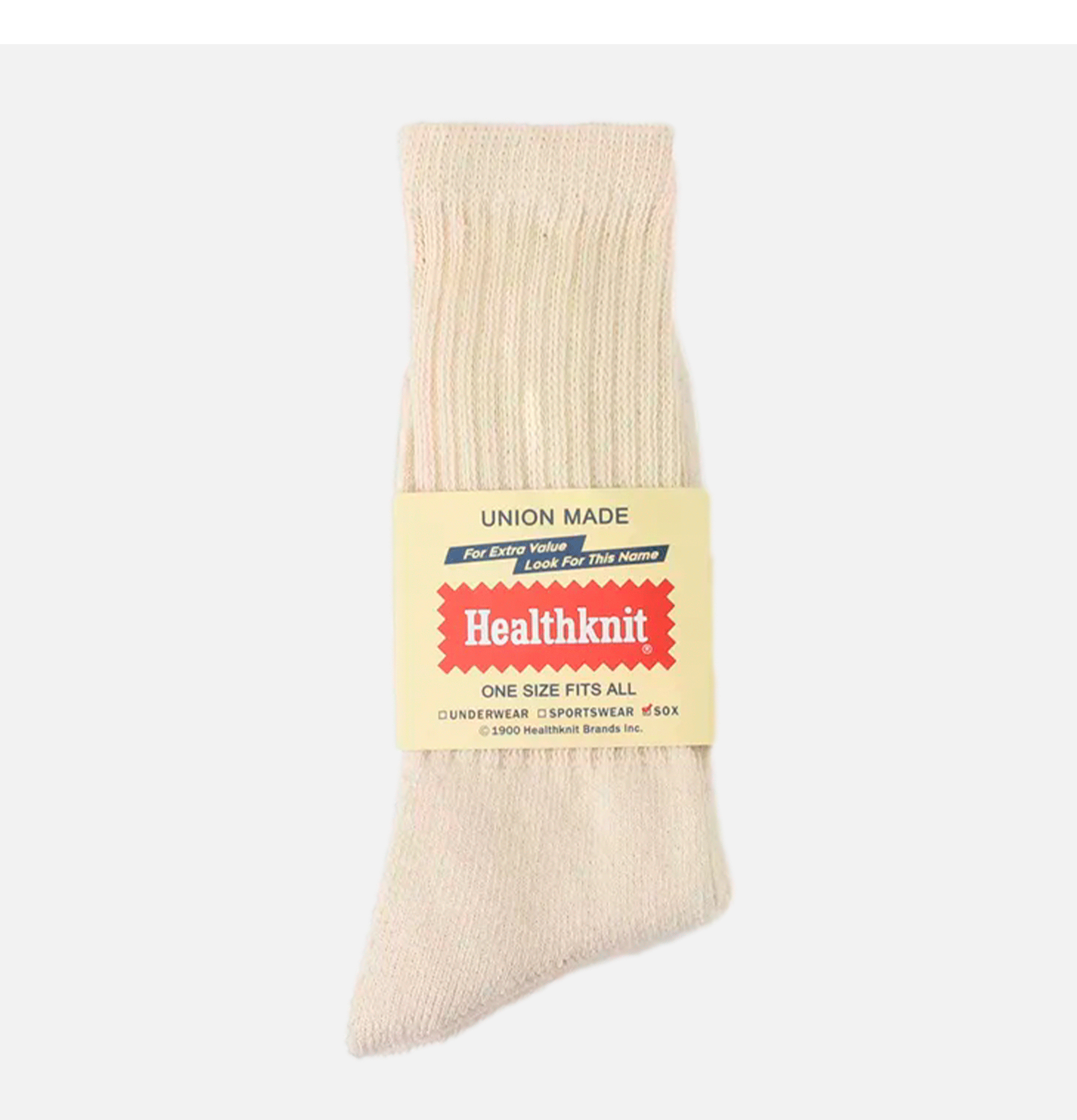HealthKnit Pack de 3 chaussettes Sinker Ecru