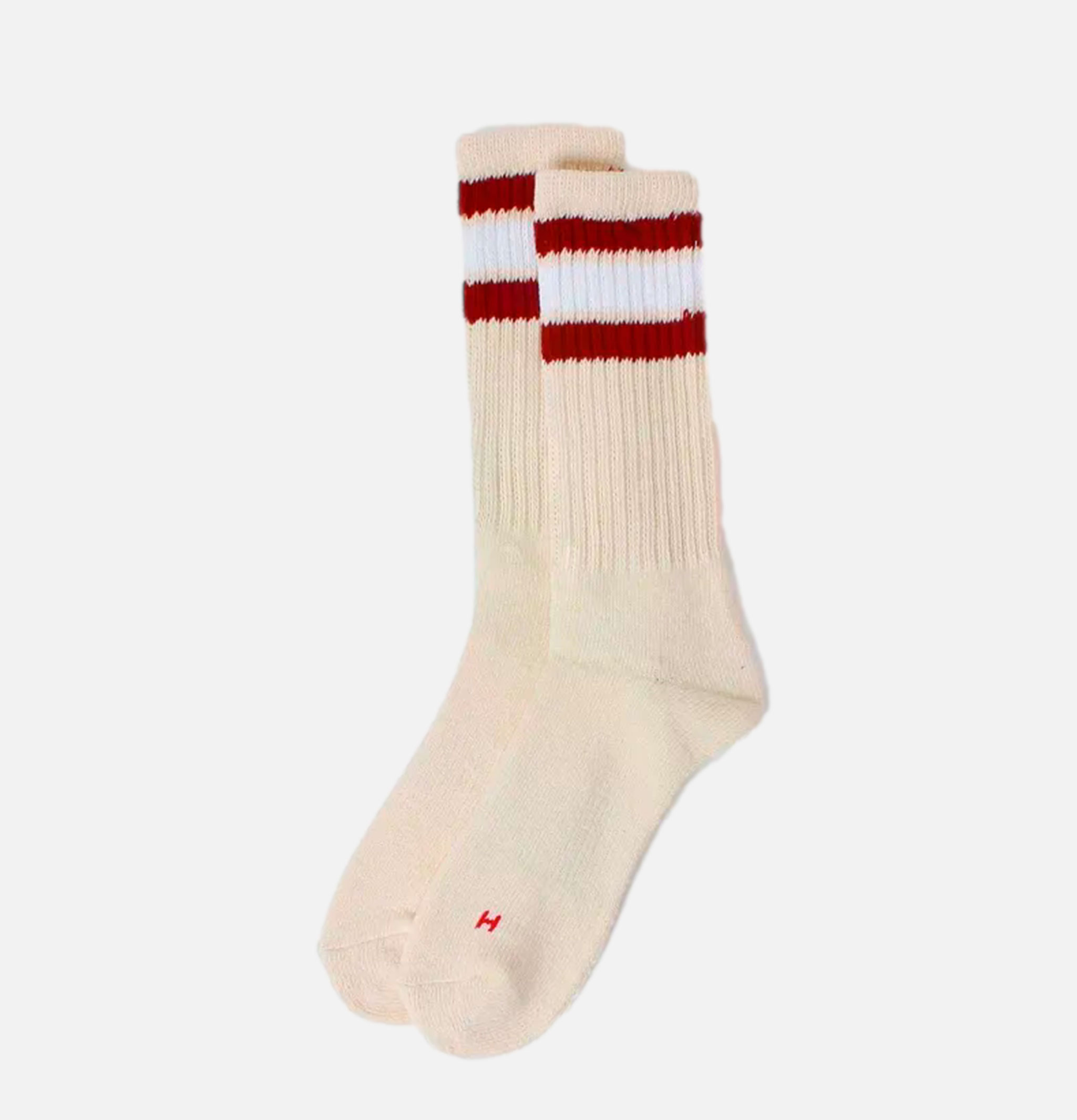 HealthKnit Pack de 3 chaussettes Triple Rayure Ecru