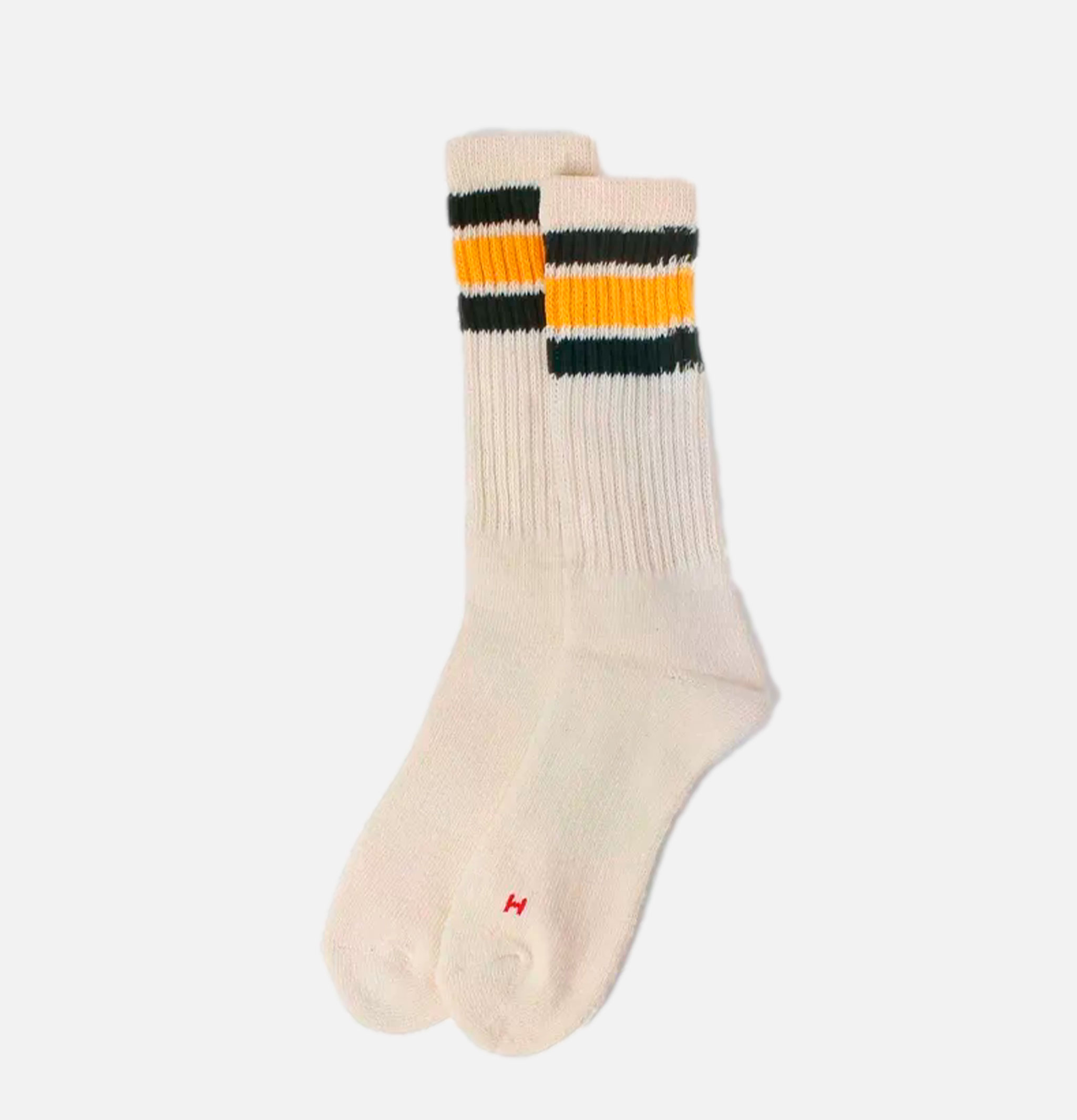 HealthKnit Pack de 3 chaussettes Triple Rayure Ecru