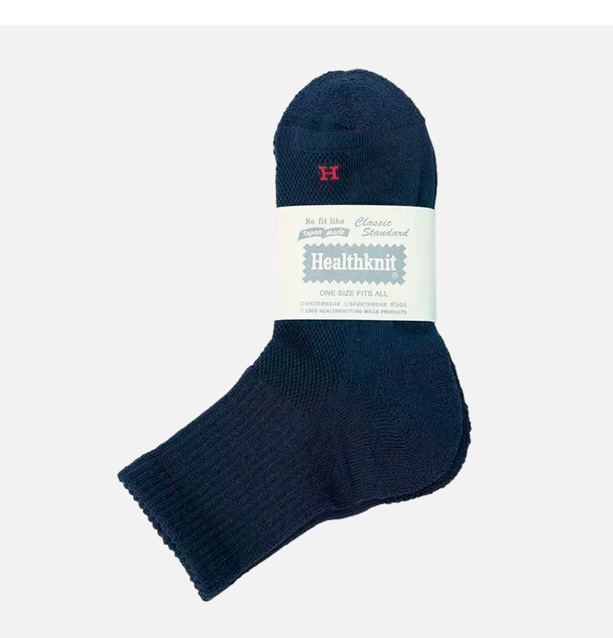 HealthKnit Paper Yarn Socks Navy