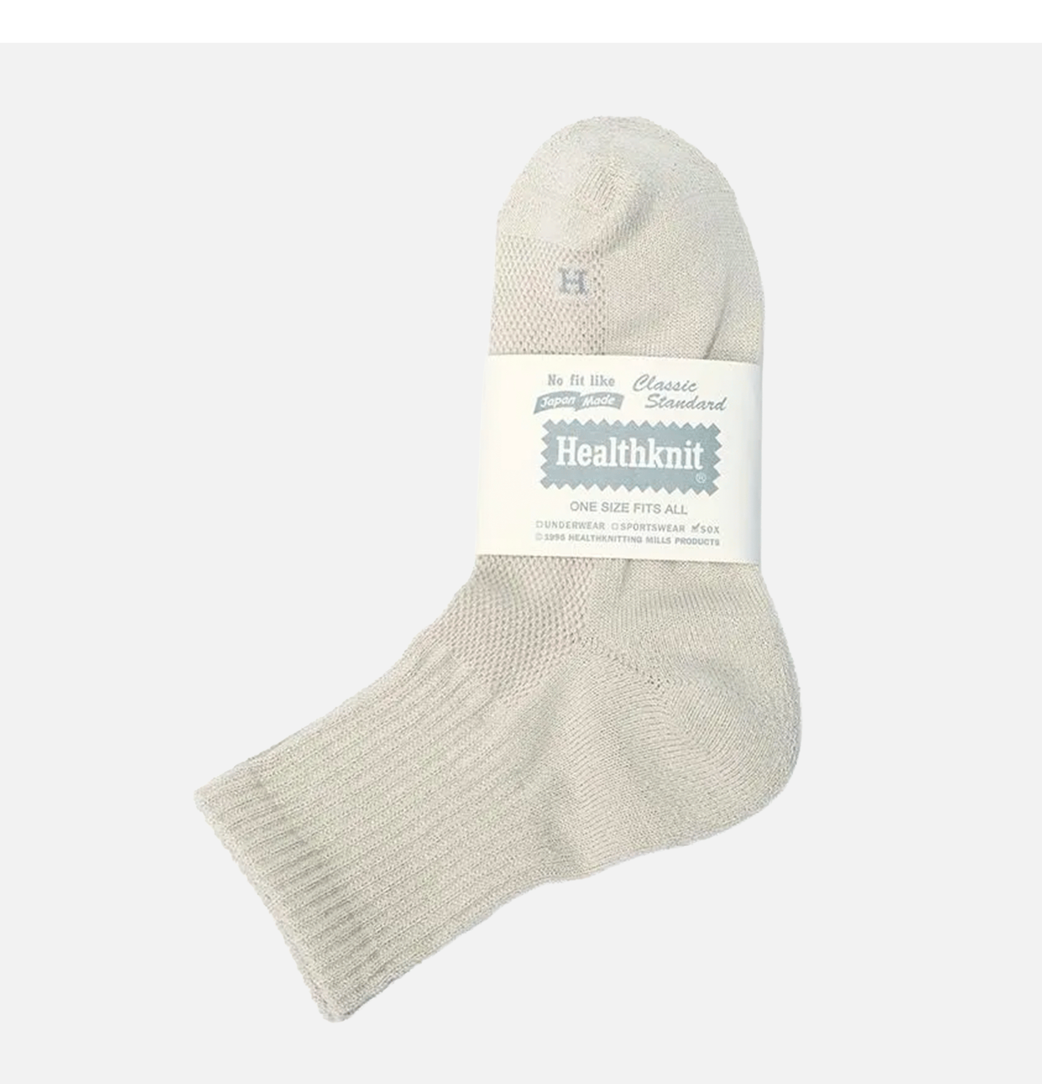 HealthKnit Chaussettes Fil de Papier Beige