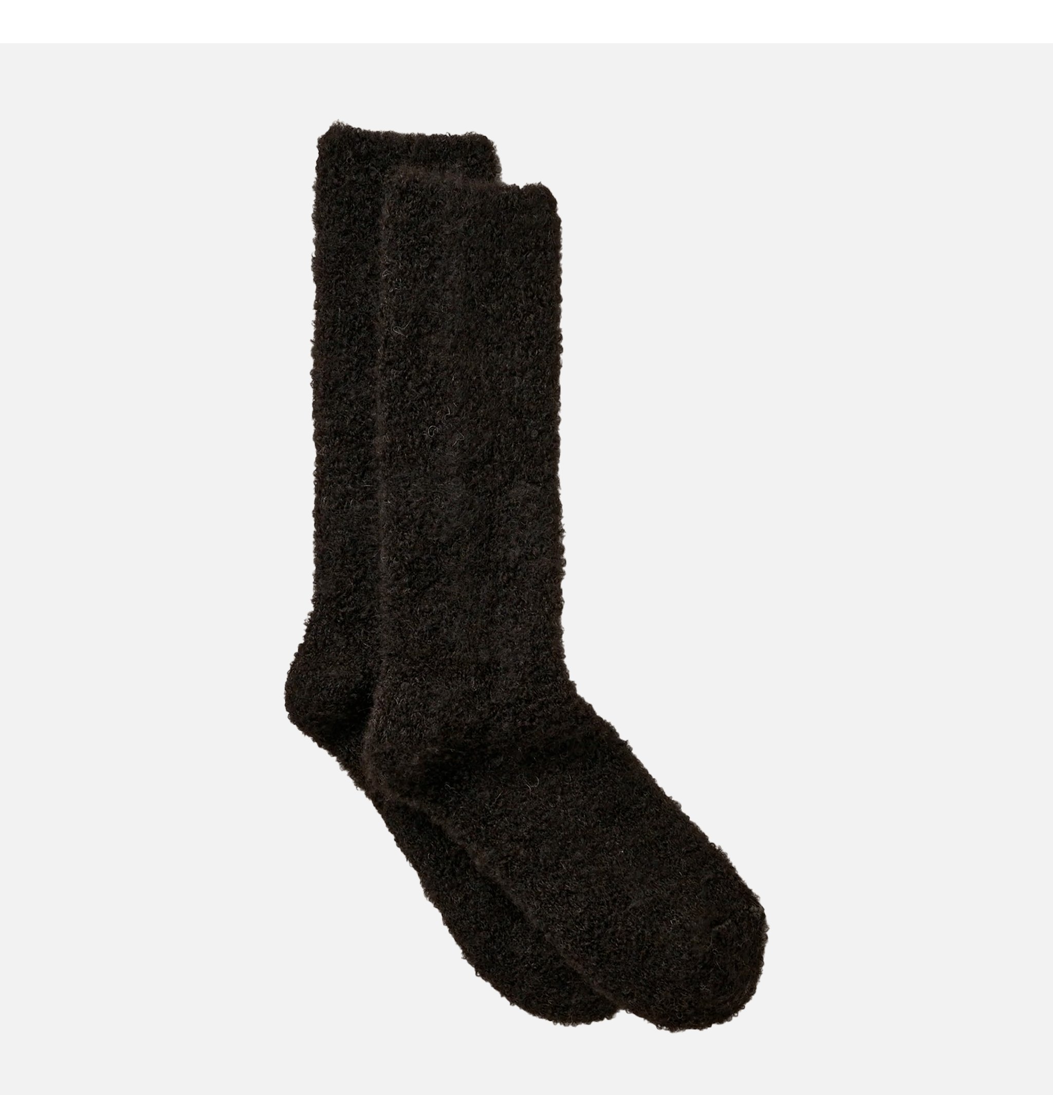 Yahae Alpaca Loop Slipper Black Socks