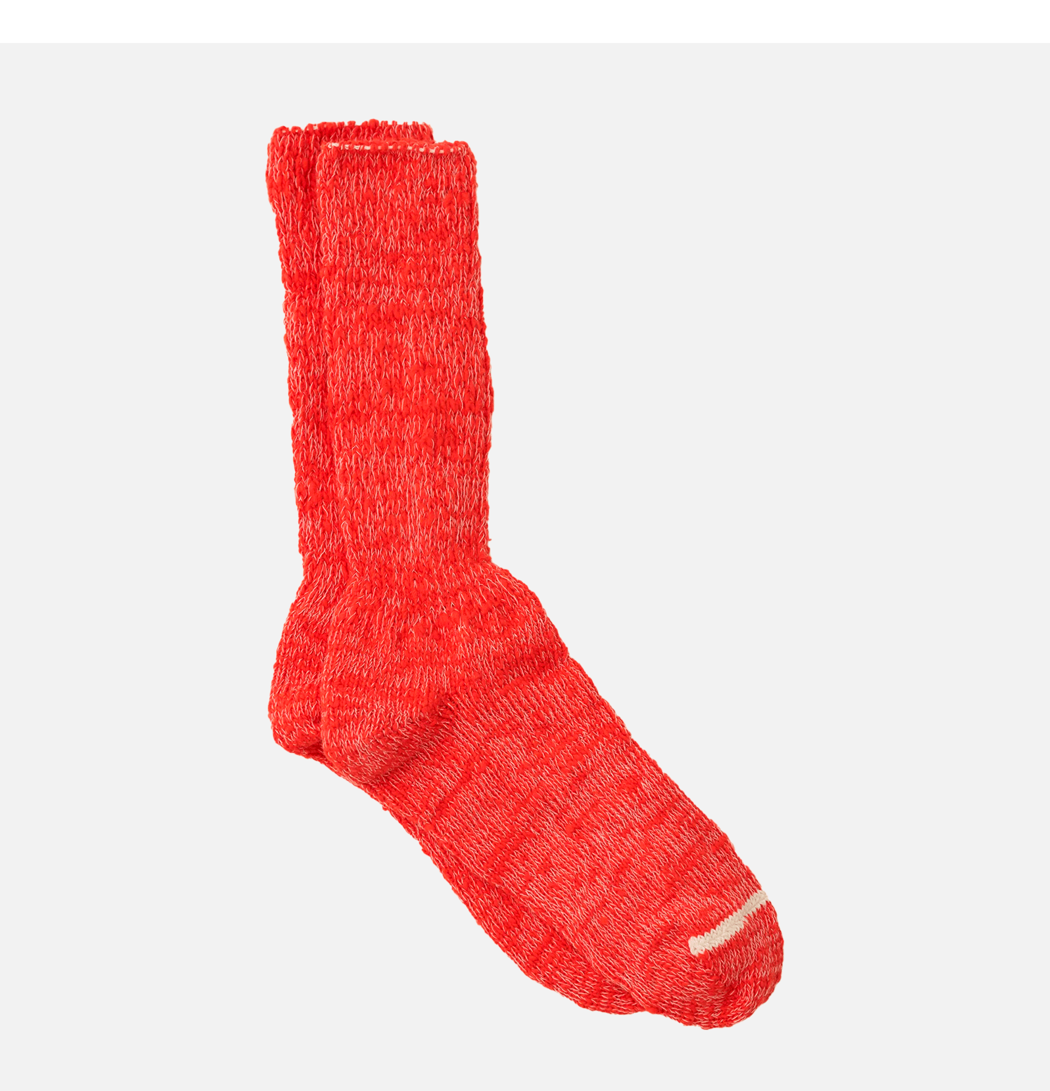 Yahae Chaussettes Garabou Coton Organique Rouge