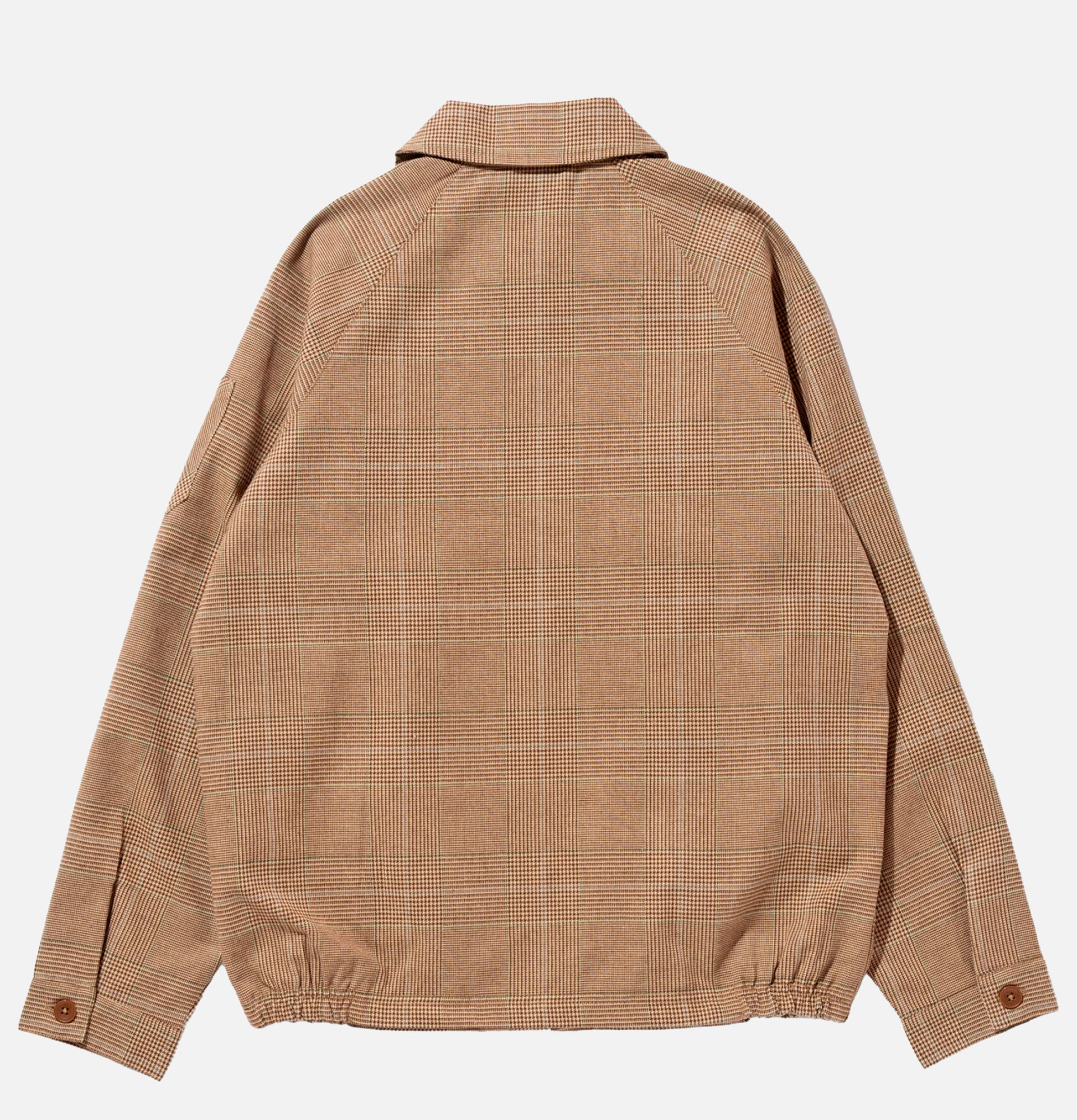 Cookman Glen Check Jacket Brown