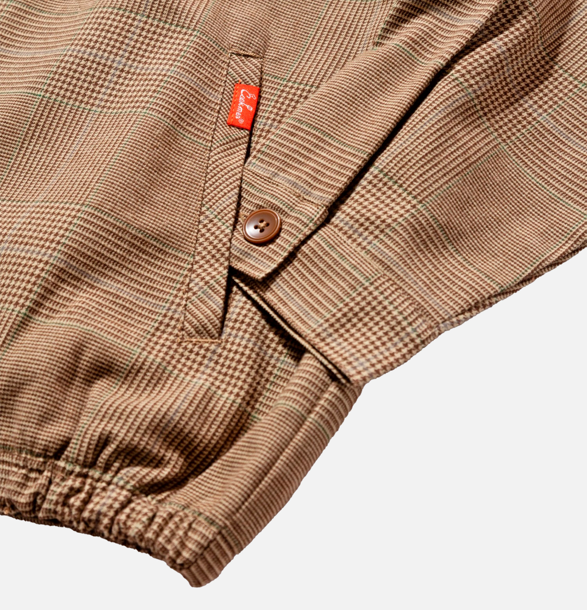 Cookman Glen Check Jacket Brown