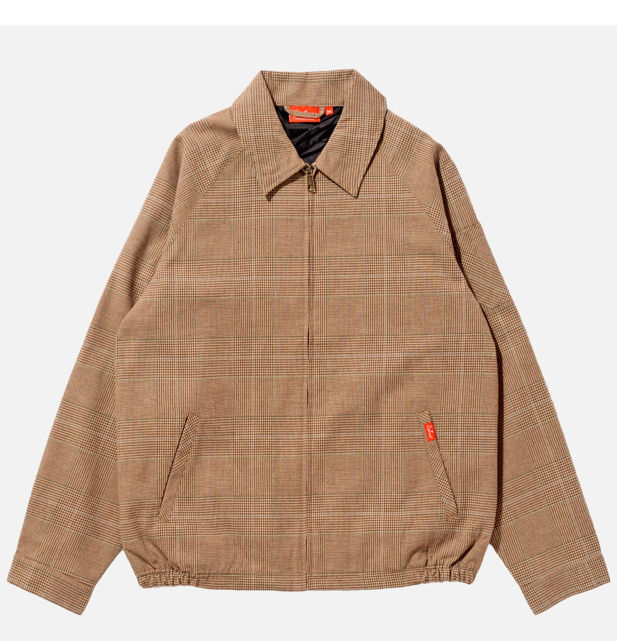 Cookman Veste à Carreaux Glen Marron
