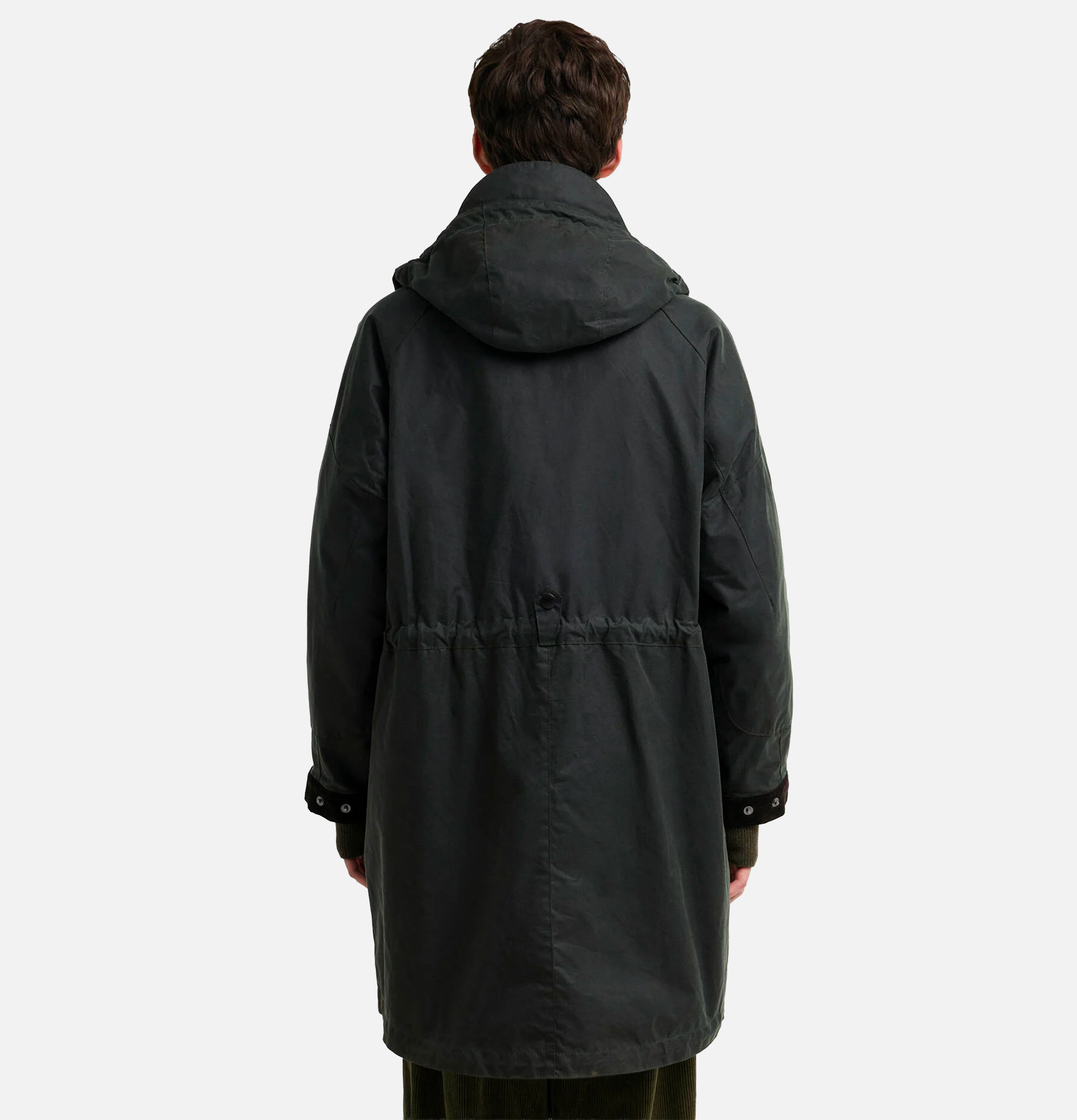 Veste Longue Wax Barbour x Norbit Sage
