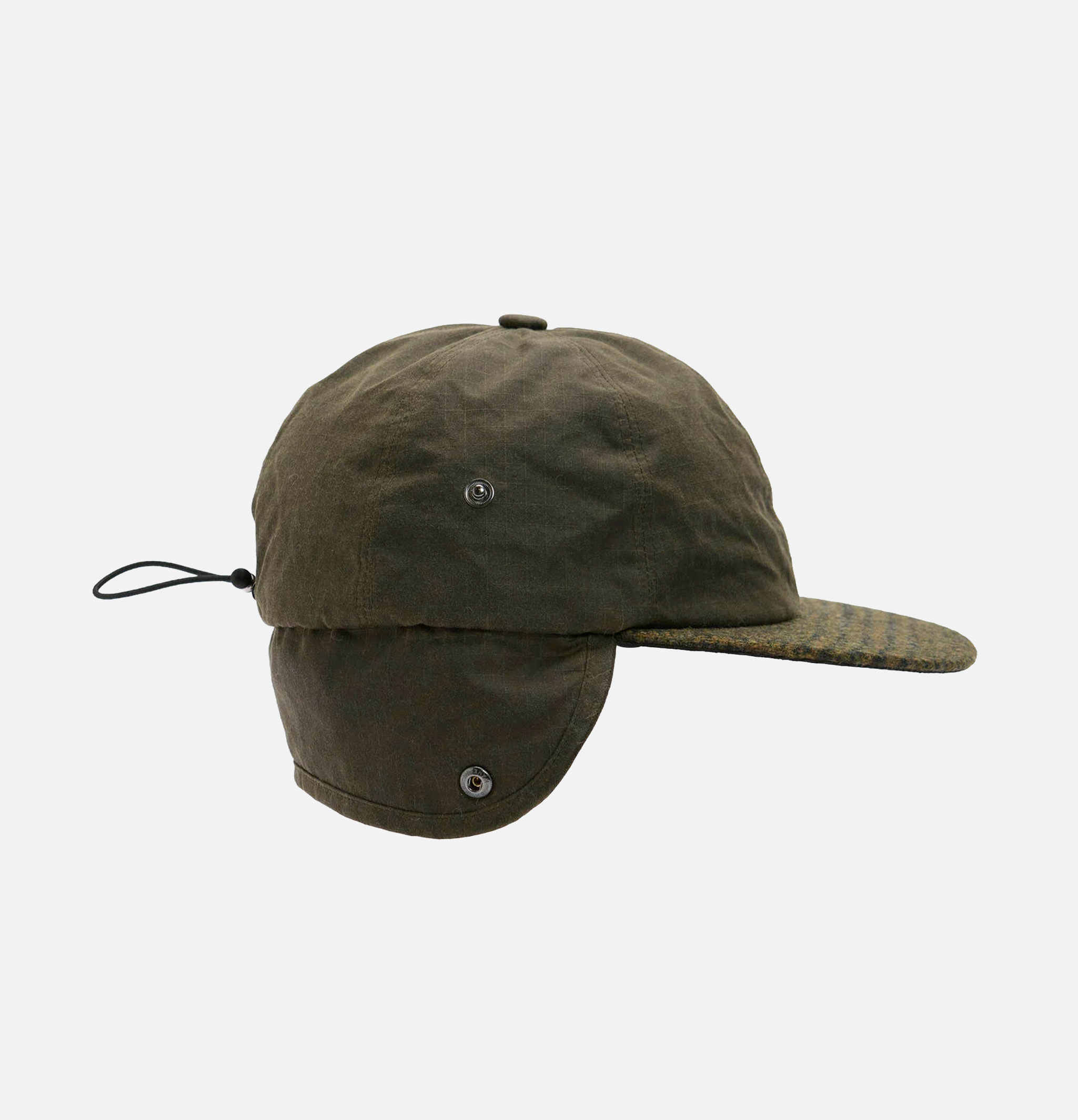 Casquette Barbour x Norbit Waxed Carpenter Archive Olive