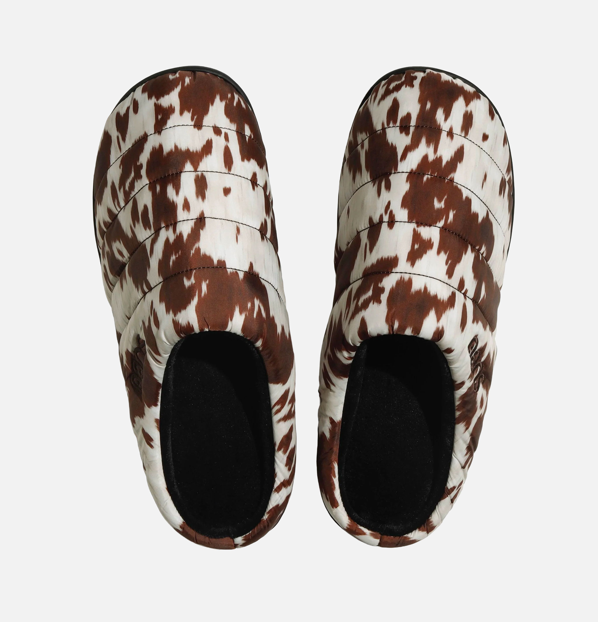 SUBU F-Line Cow Brown Slippers