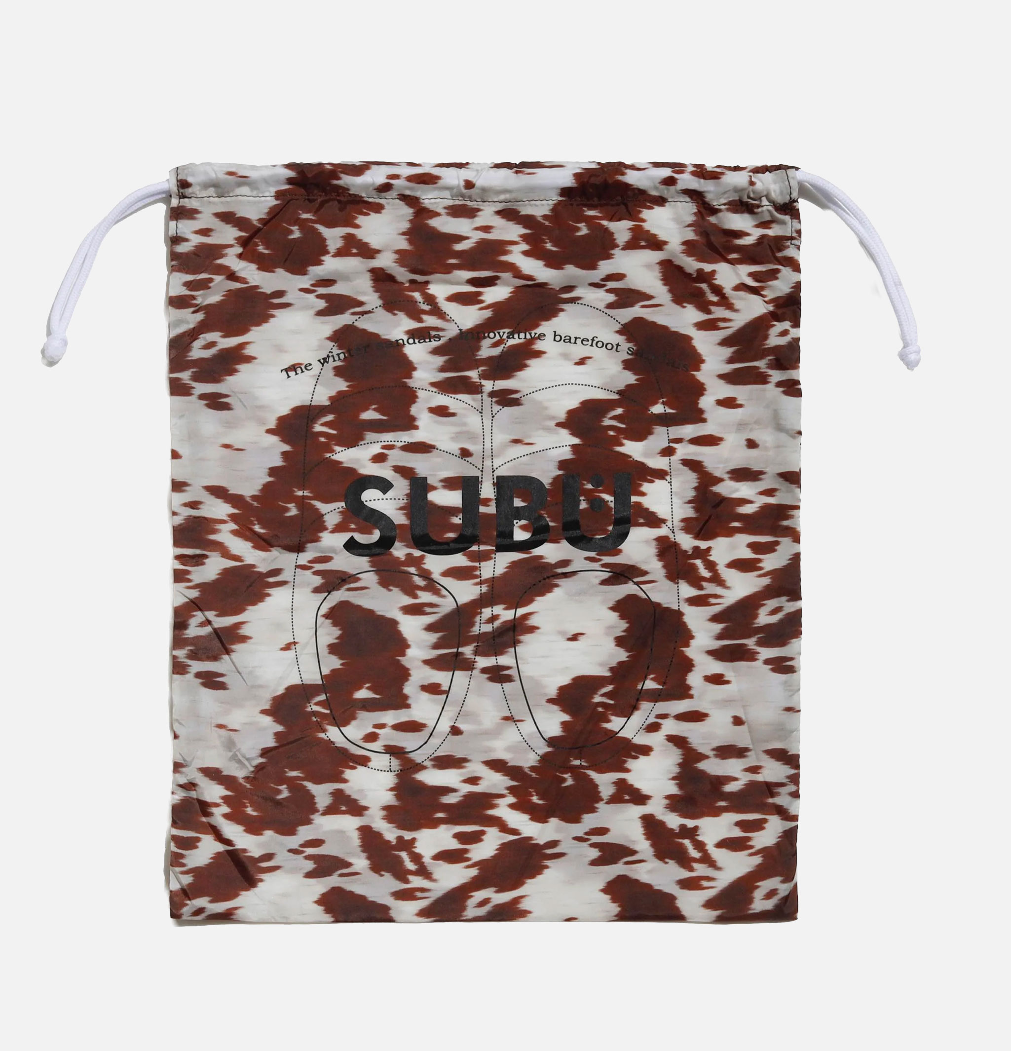 SUBU F-Line Cow Brown Slippers