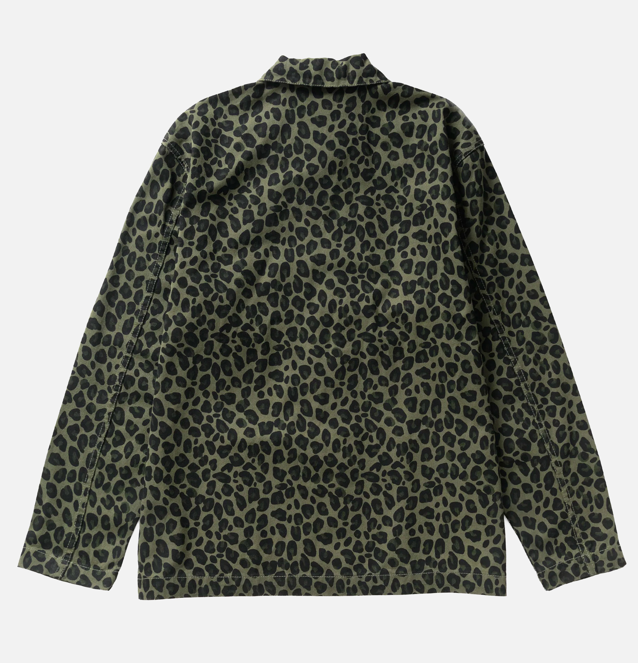 Service Works Chemise Patterned Easy Chef Vert Leopard