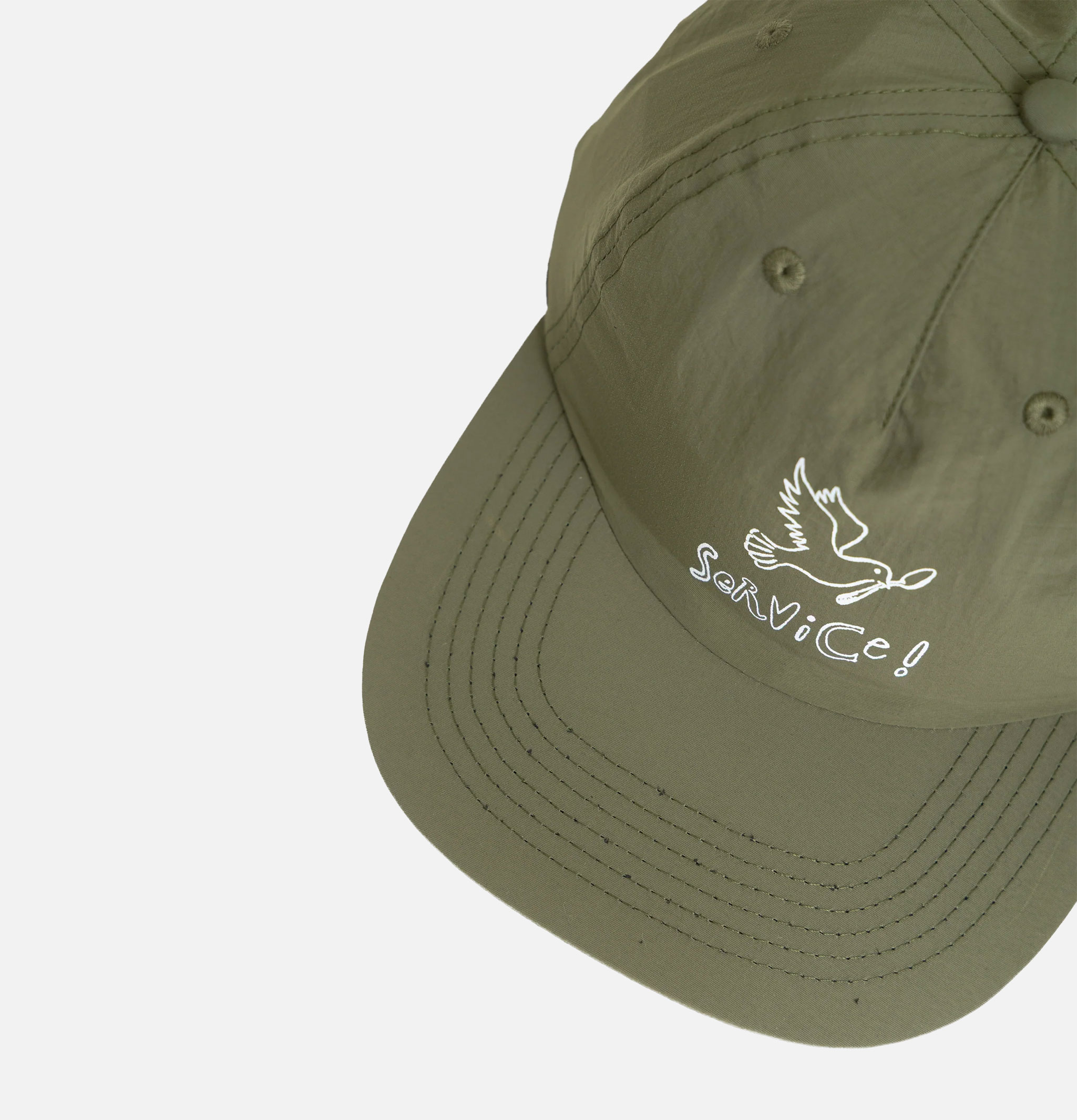 Casquette Service Works Dove Nylon Olive