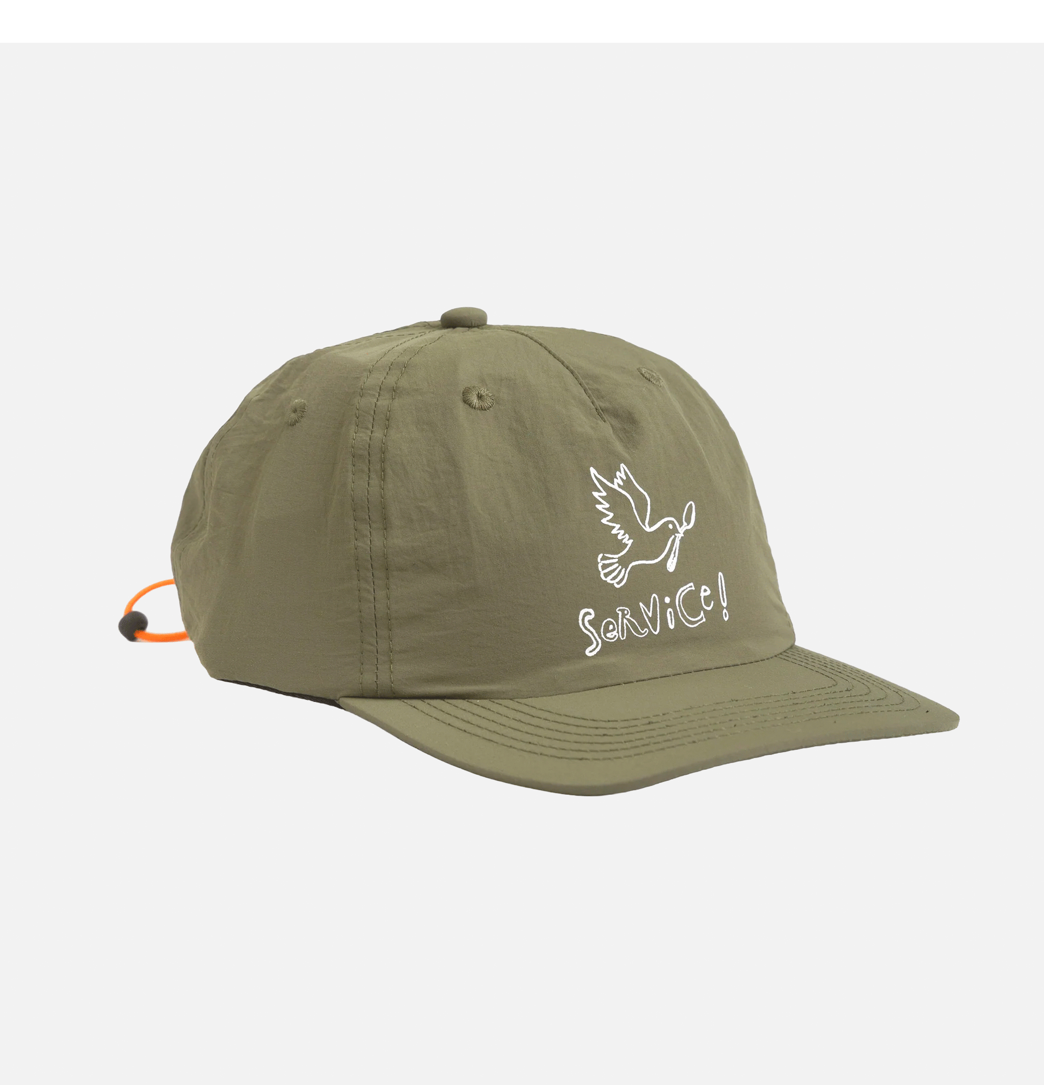 Service Works Dove Olive Nylon Cap
