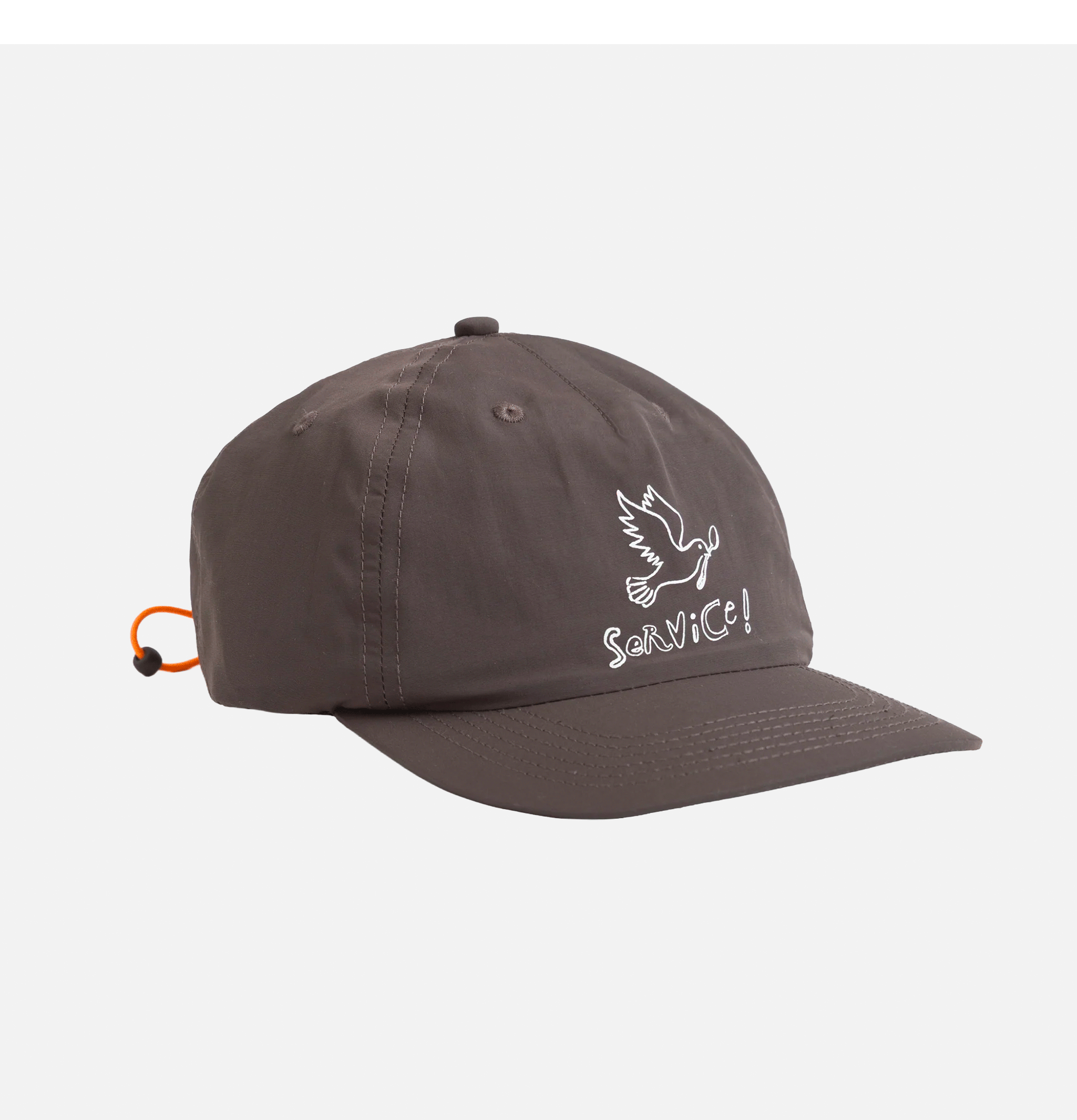 Service Works Dove Brown Nylon Cap