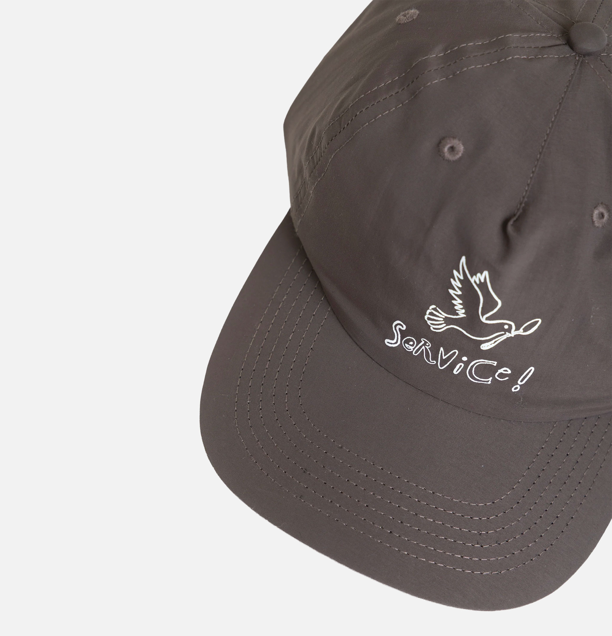 Casquette Service Works Dove Nylon Marron