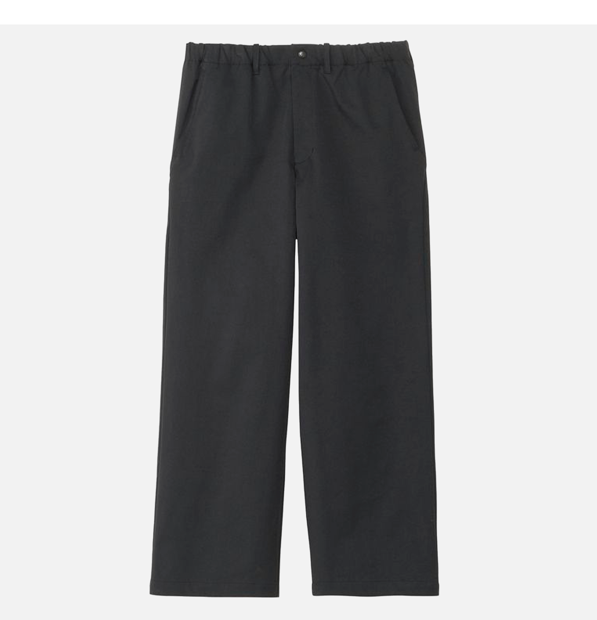 Goldwin Baggy Straight Black Pants