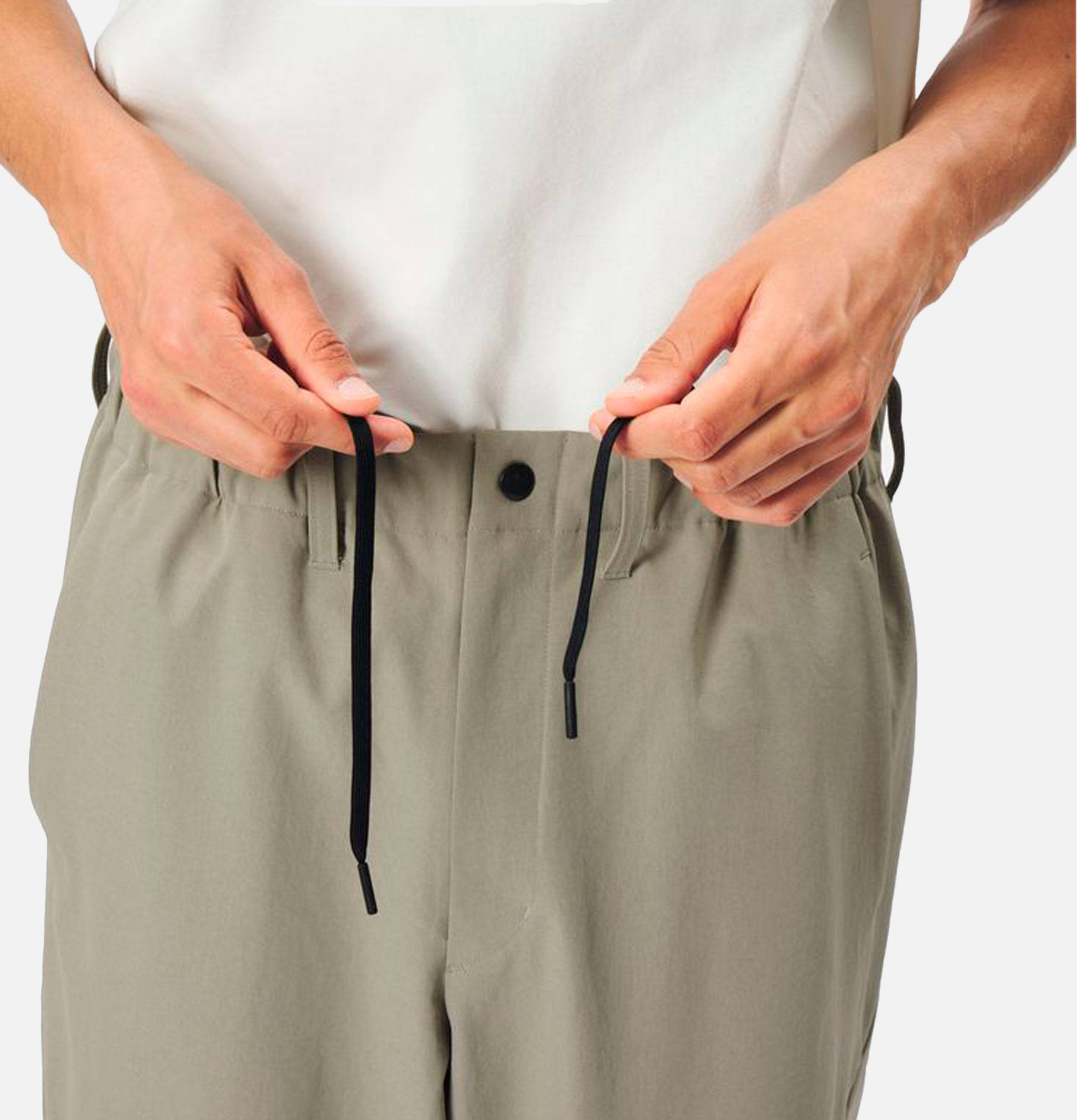 Goldwin Baggy Straight Black Pants