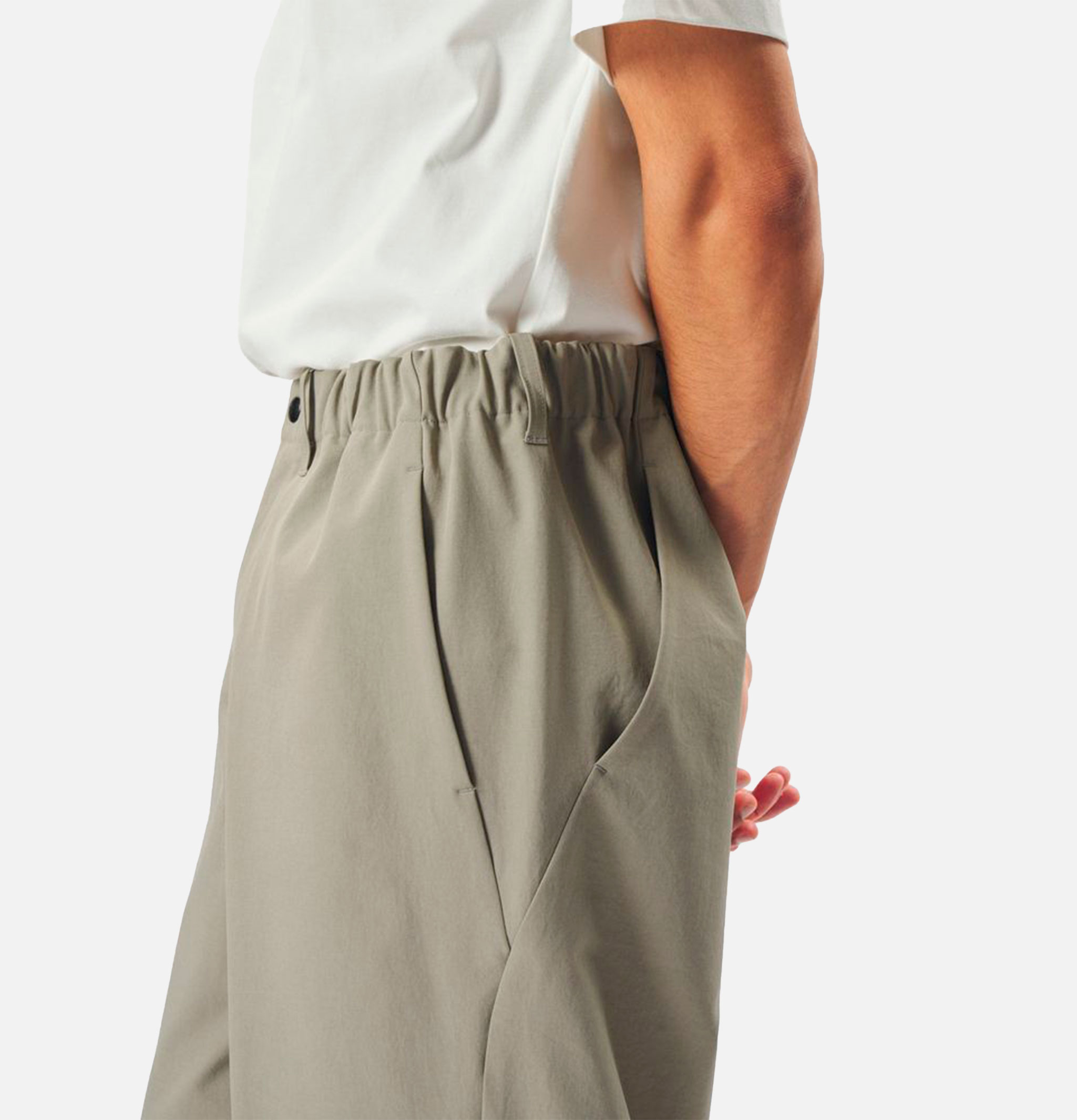 Goldwin Baggy Straight Black Pants