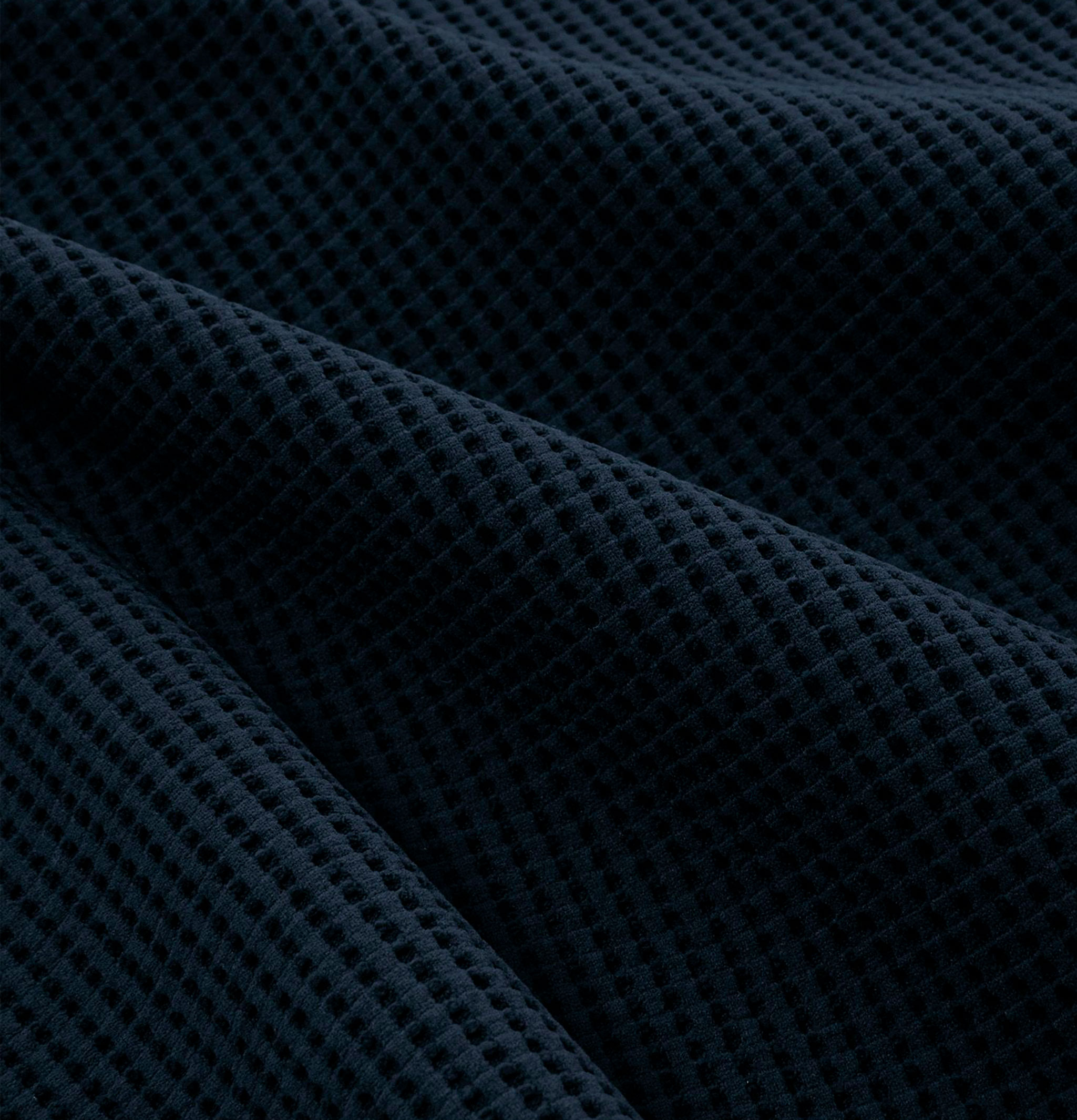 Goldwin T-shirt L/S Waffle Light Noir