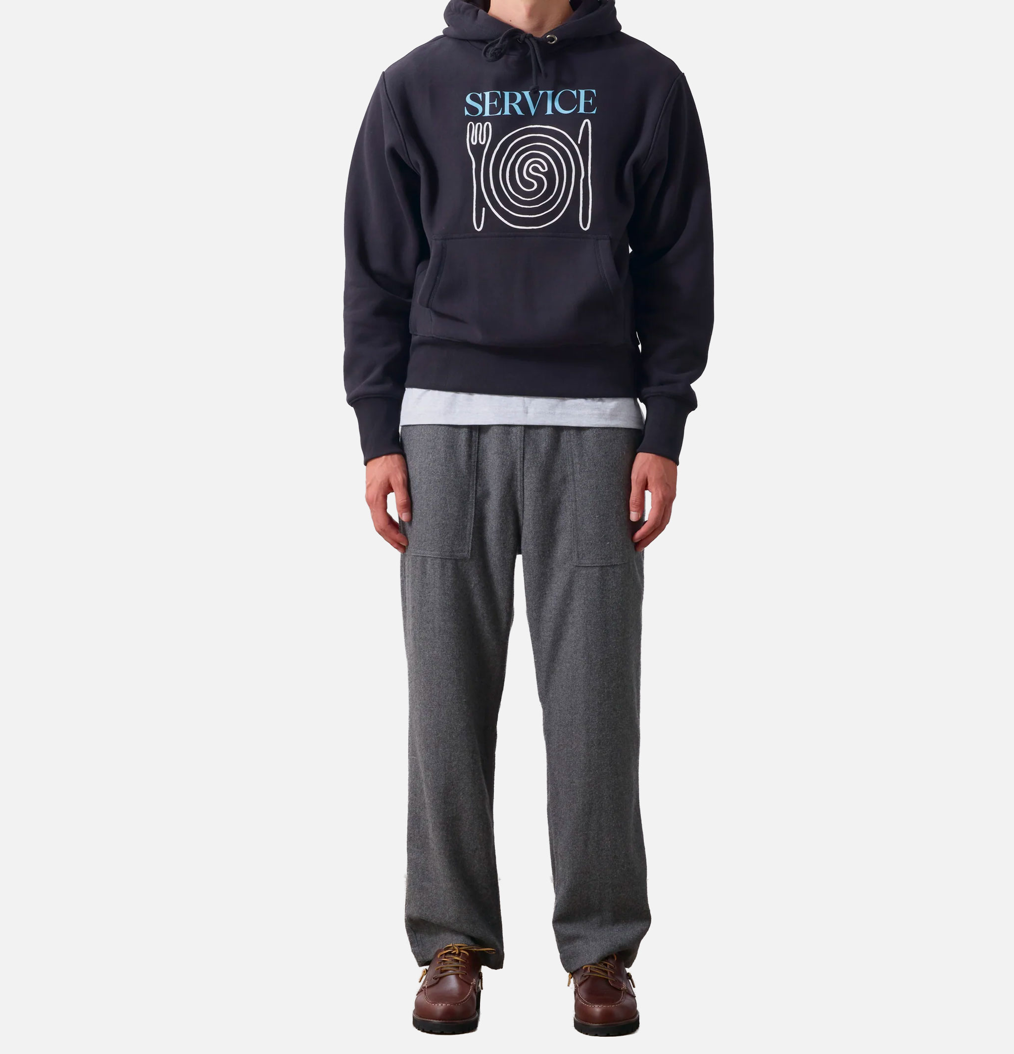 Pantalon Service Works Flannel Chef Charcoal