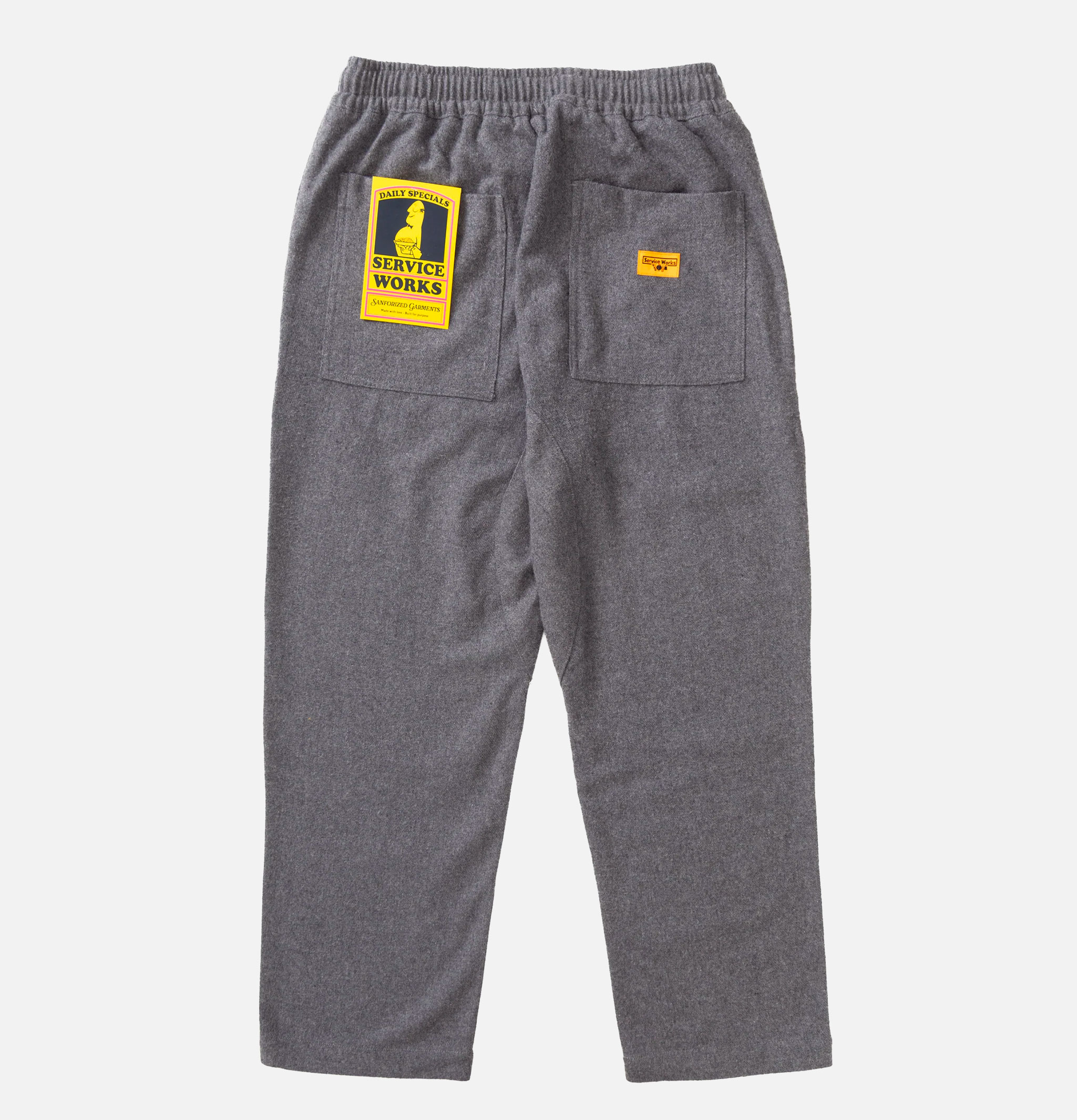 Pantalon Service Works Flannel Chef Charcoal