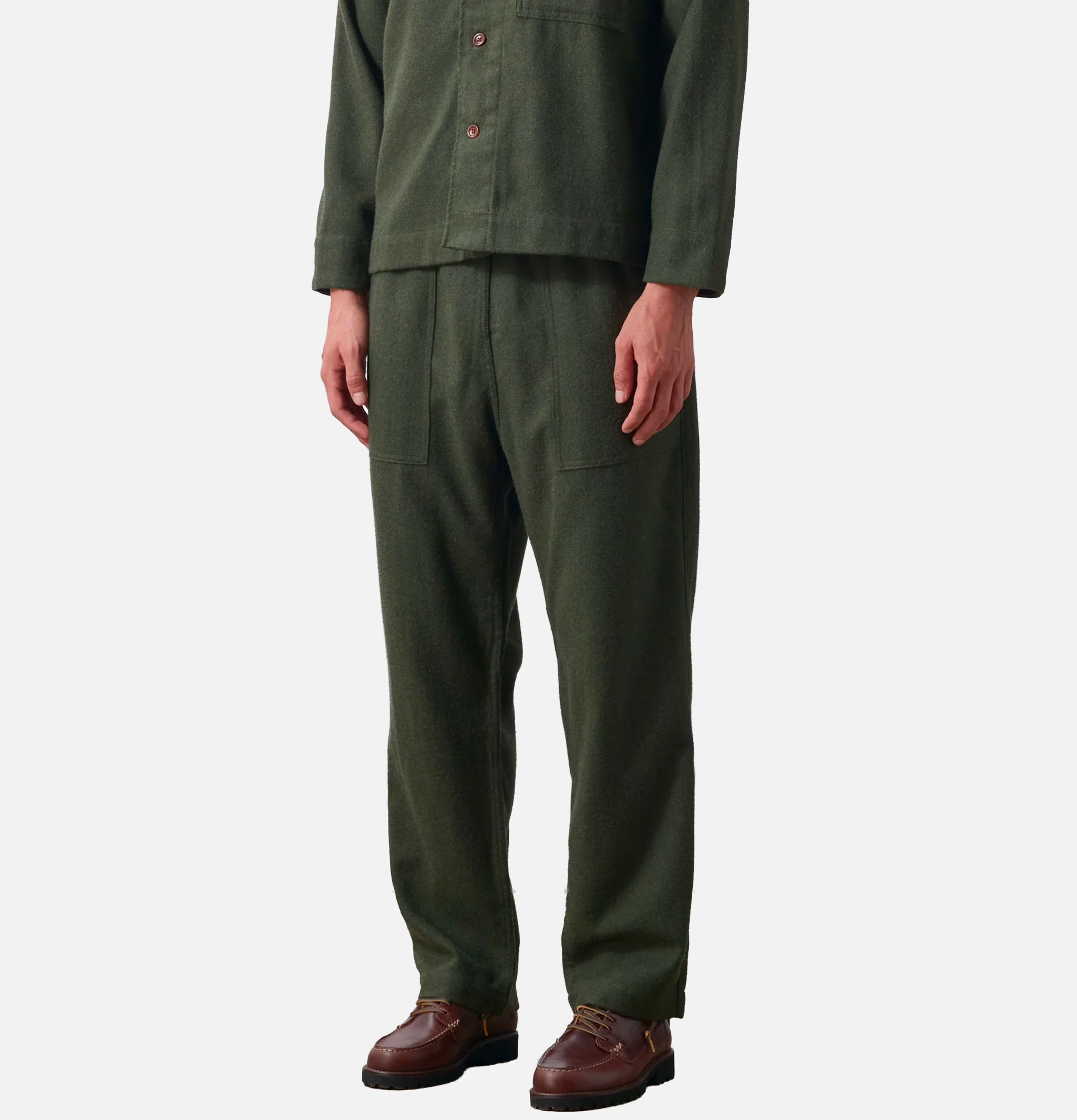 Pantalon Service Works Flannel Chef Vert Foret