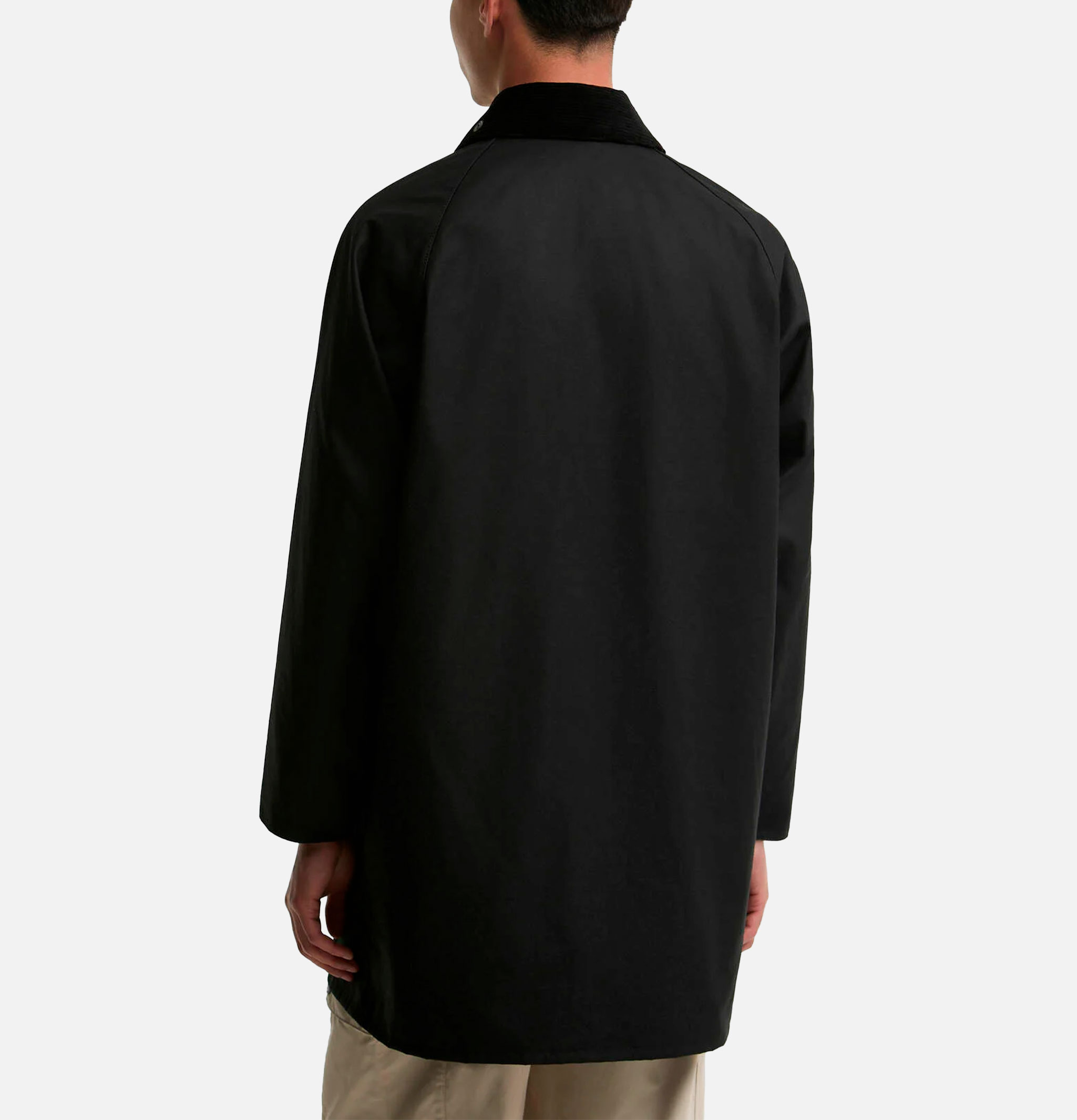 Barbour Veste Cirée Longue Spey Noire