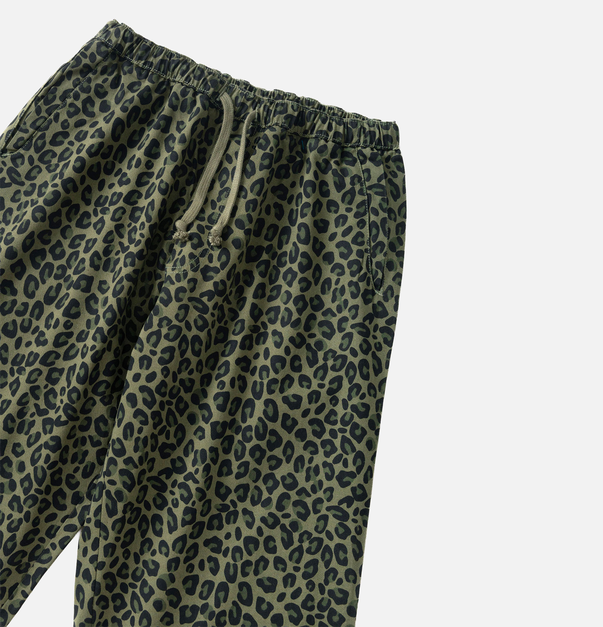 Pantalon Service Works Patterned Easy Chef Vert Leopard