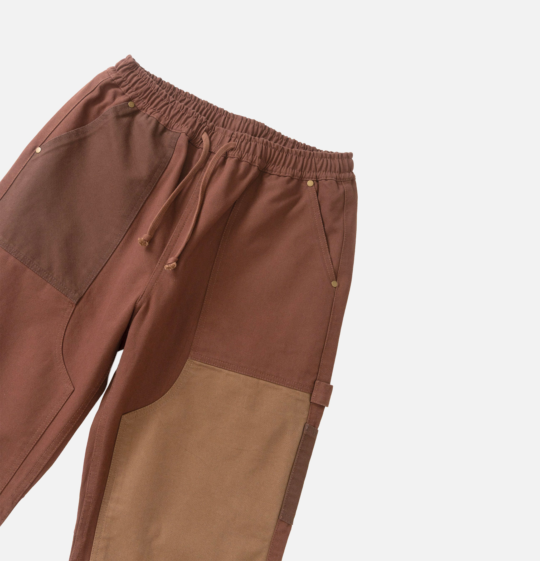 Pantalon Service Works Patchwork Utility Chef Marron
