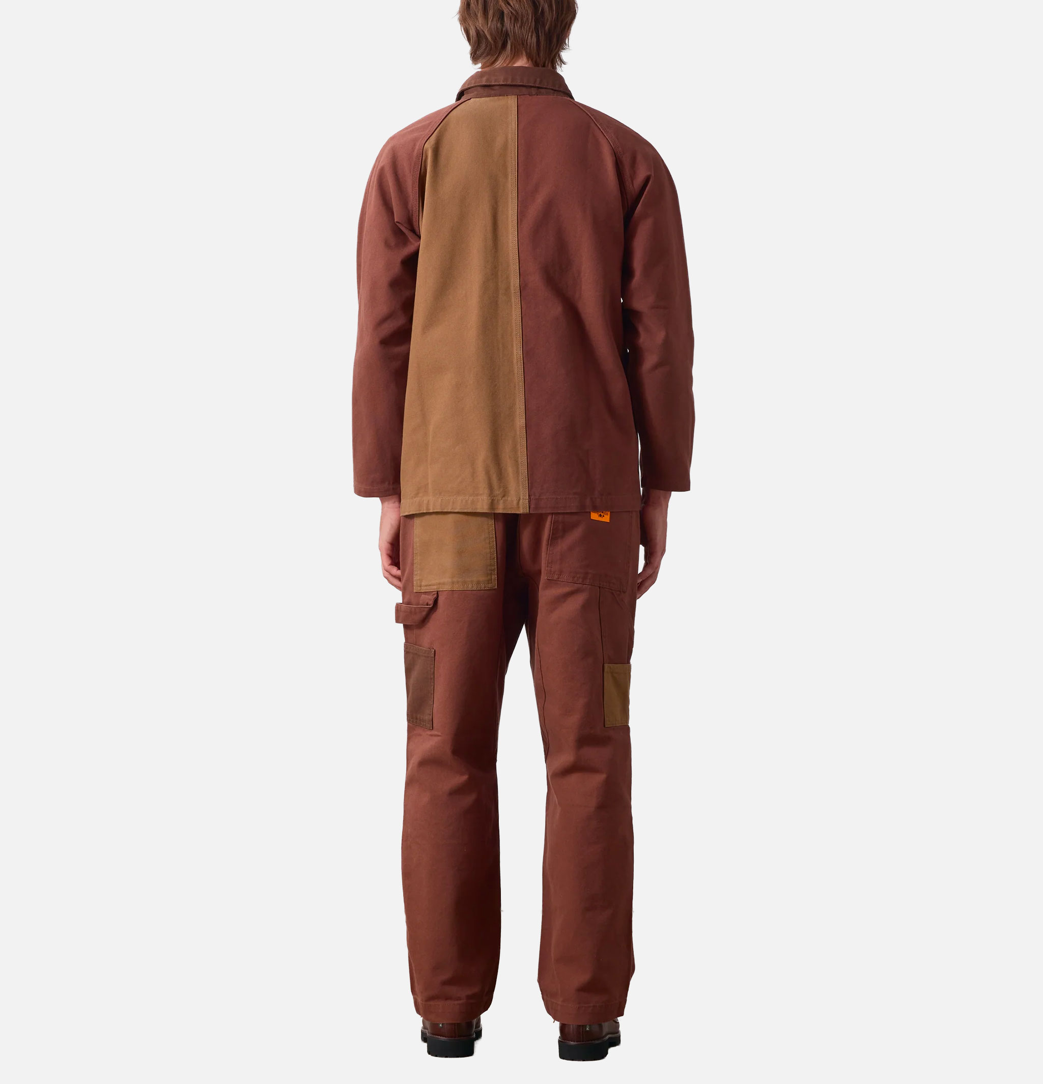 Pantalon Service Works Patchwork Utility Chef Marron