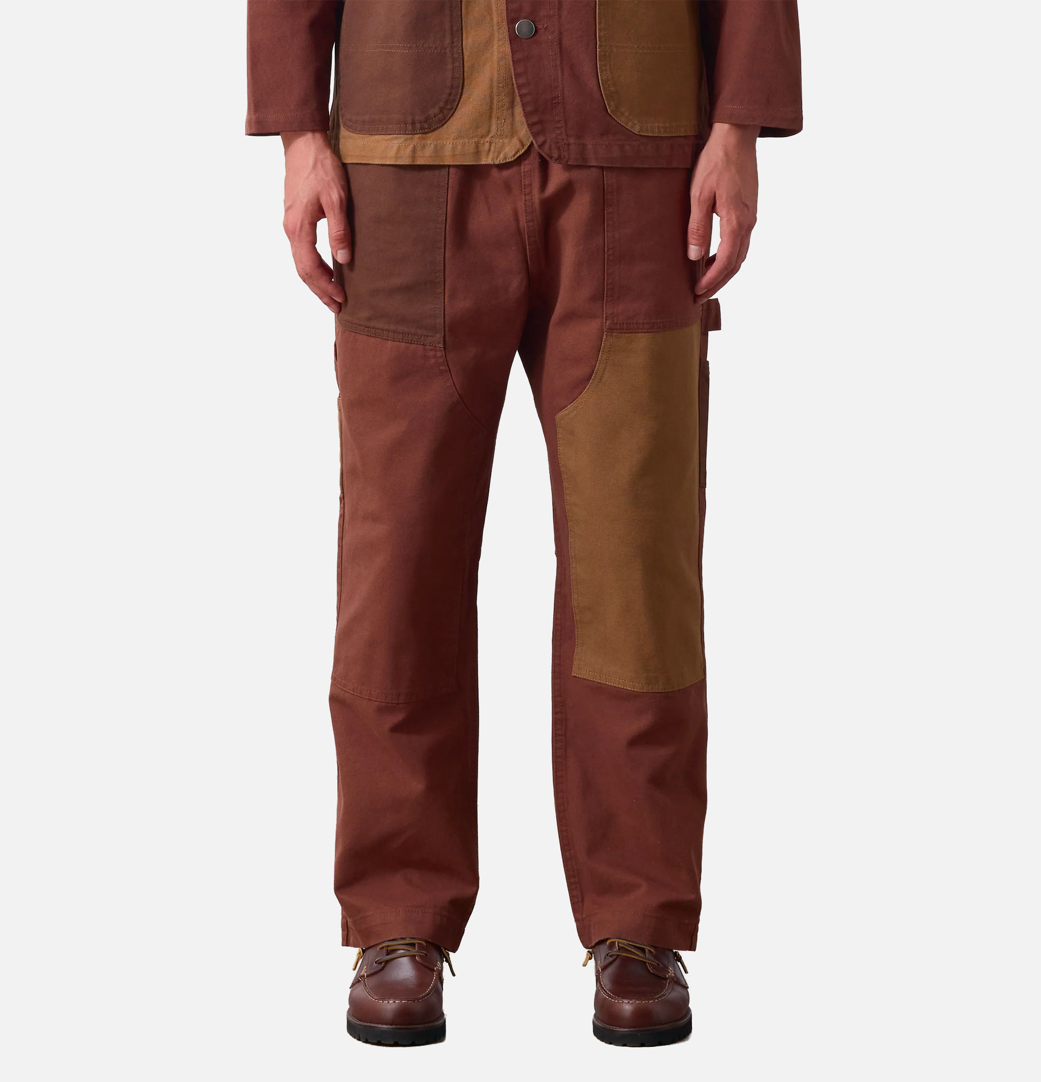 Pantalon Service Works Patchwork Utility Chef Marron