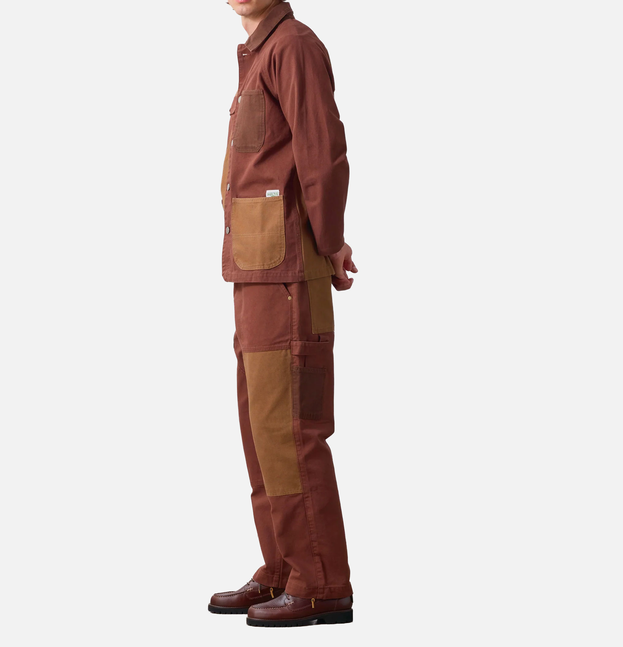 Pantalon Service Works Patchwork Utility Chef Marron