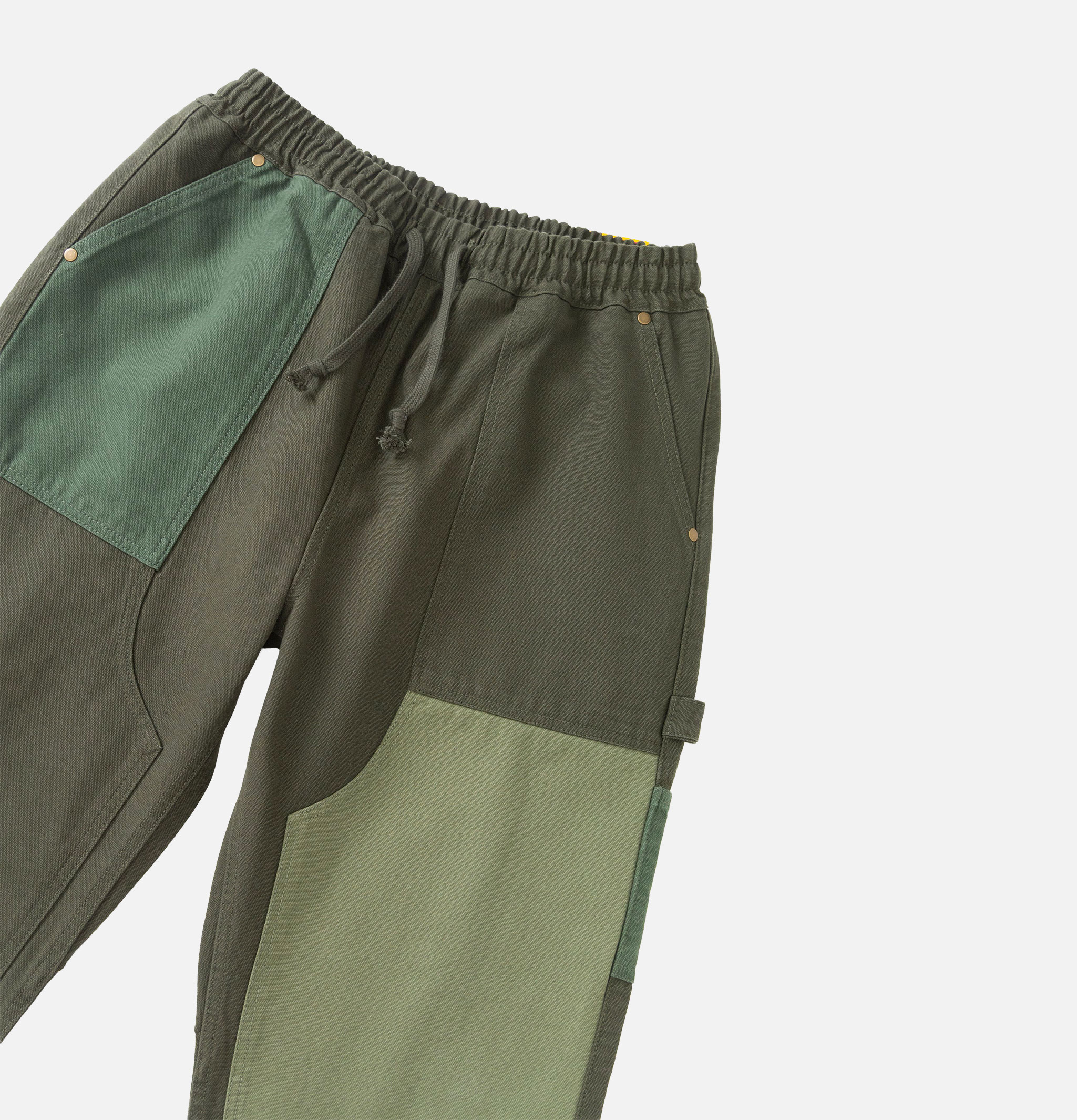 Pantalon Service Works Patchwork Utility Chef Vert