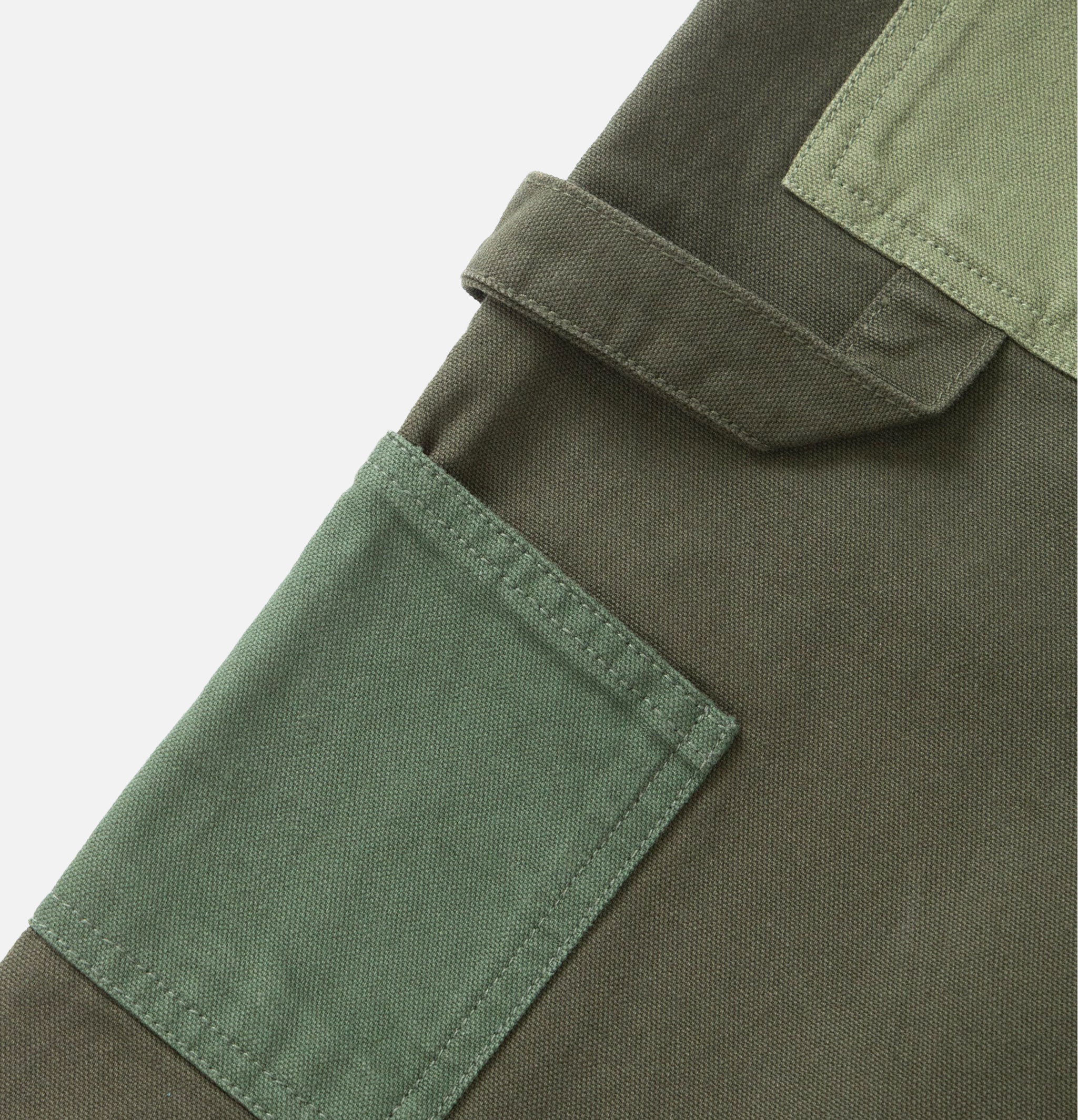 Pantalon Service Works Patchwork Utility Chef Vert