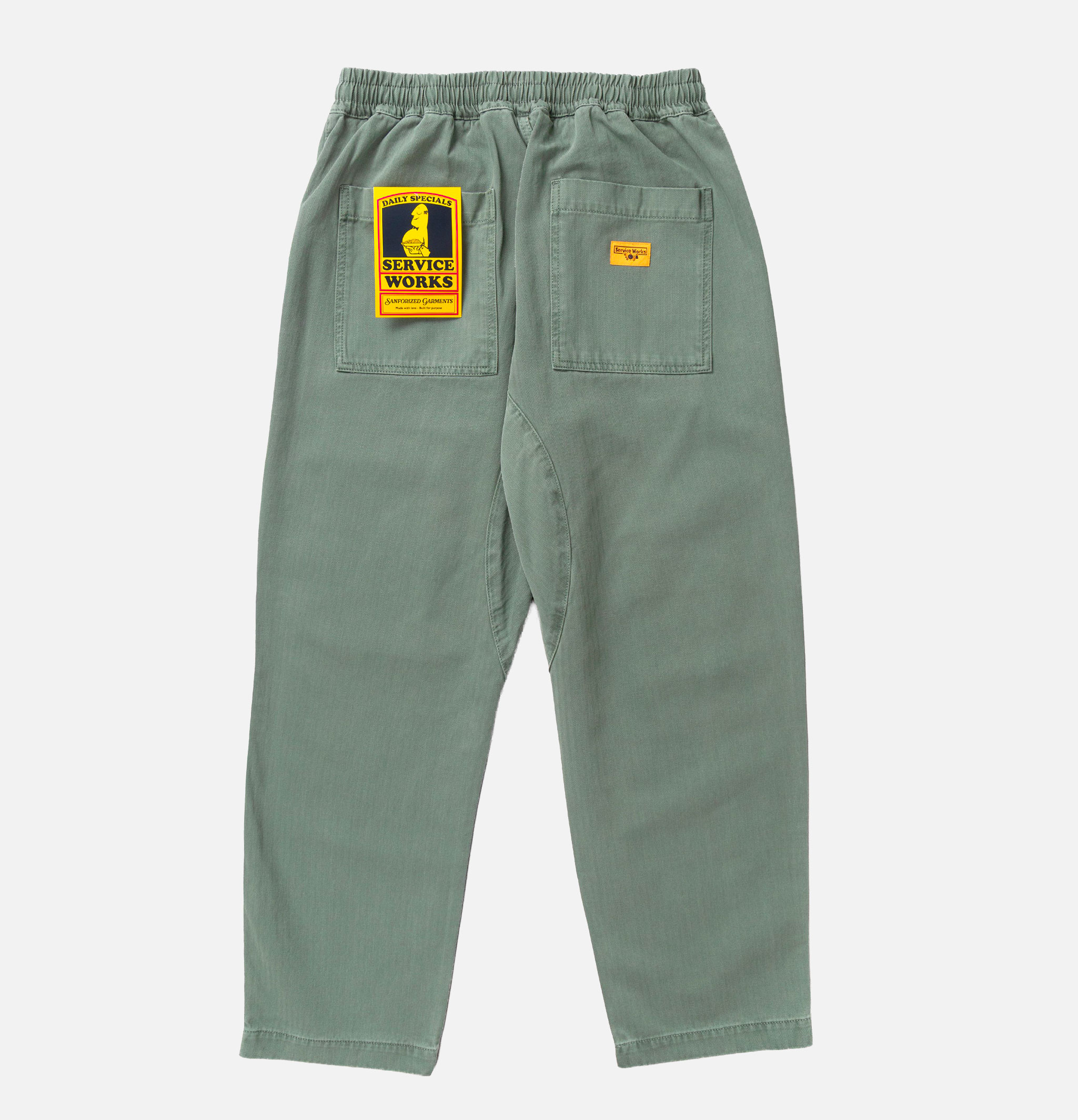 Pantalon Service Works Pigment Herringbone Twill Olive
