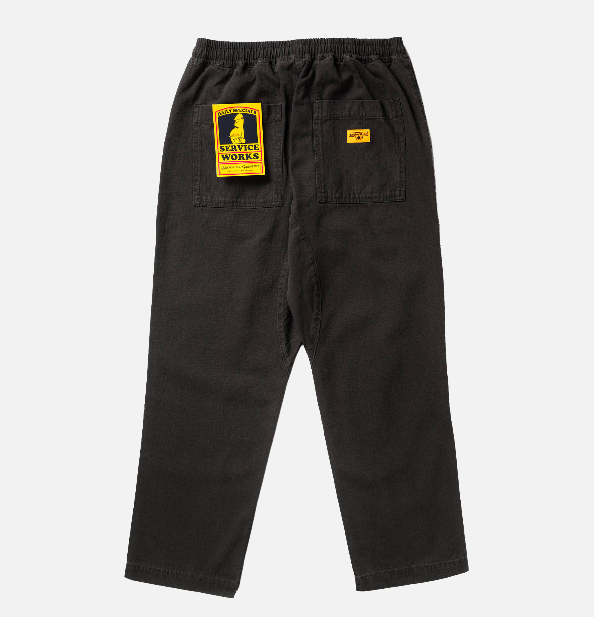 Pantalon Service Works Pigment Herringbone Twill Noir