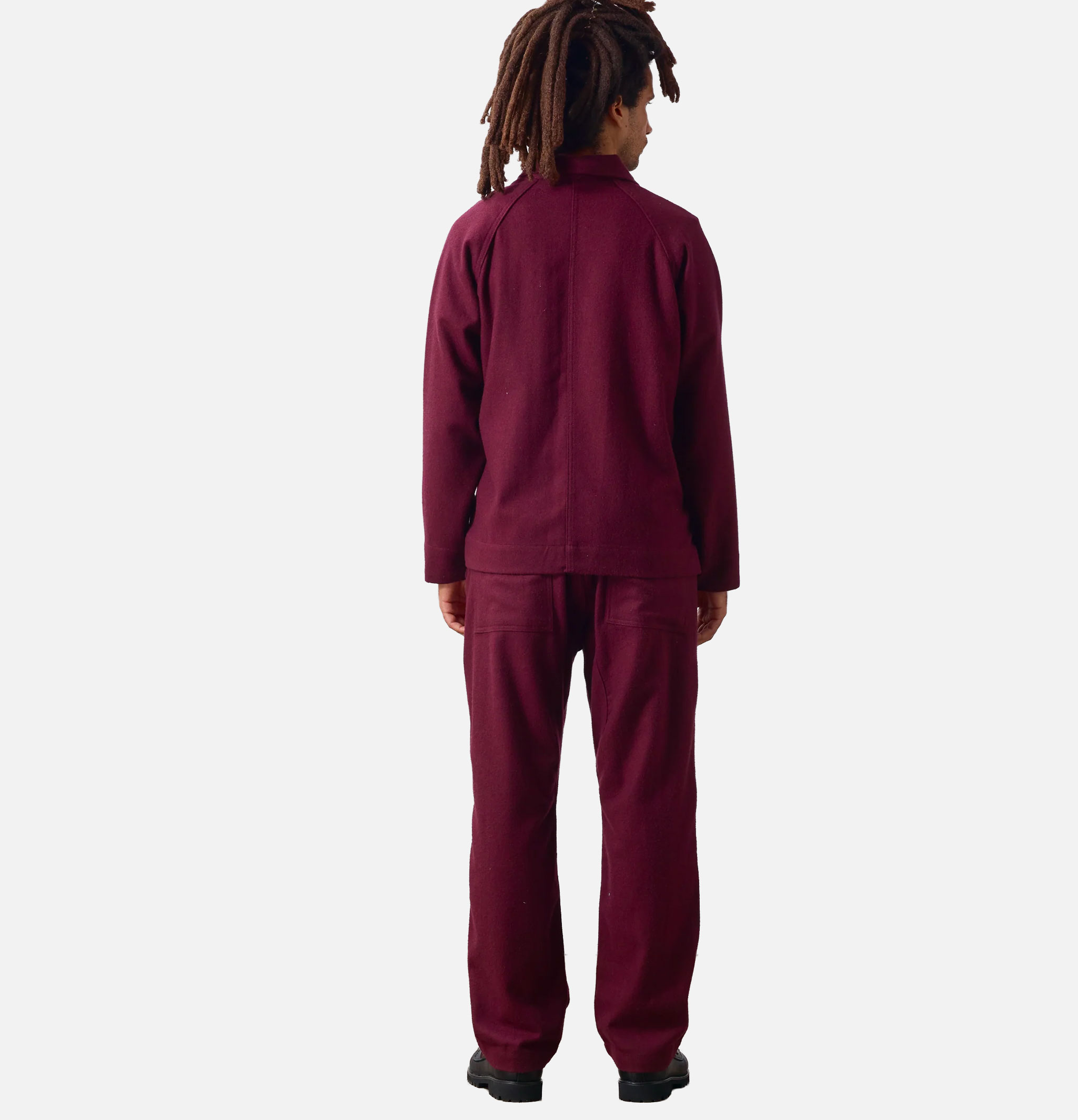 Service Works Surchemise FOH Flannel Burgundy