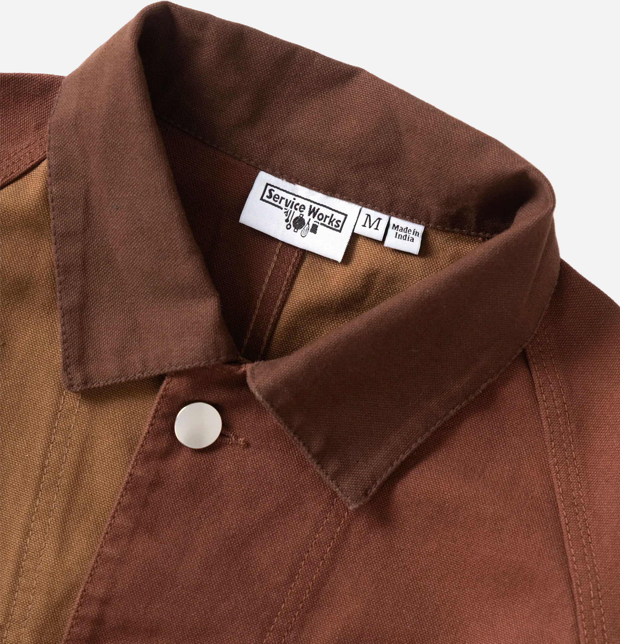Service Works Patchwork Coverall 2.0 Jacket Brown