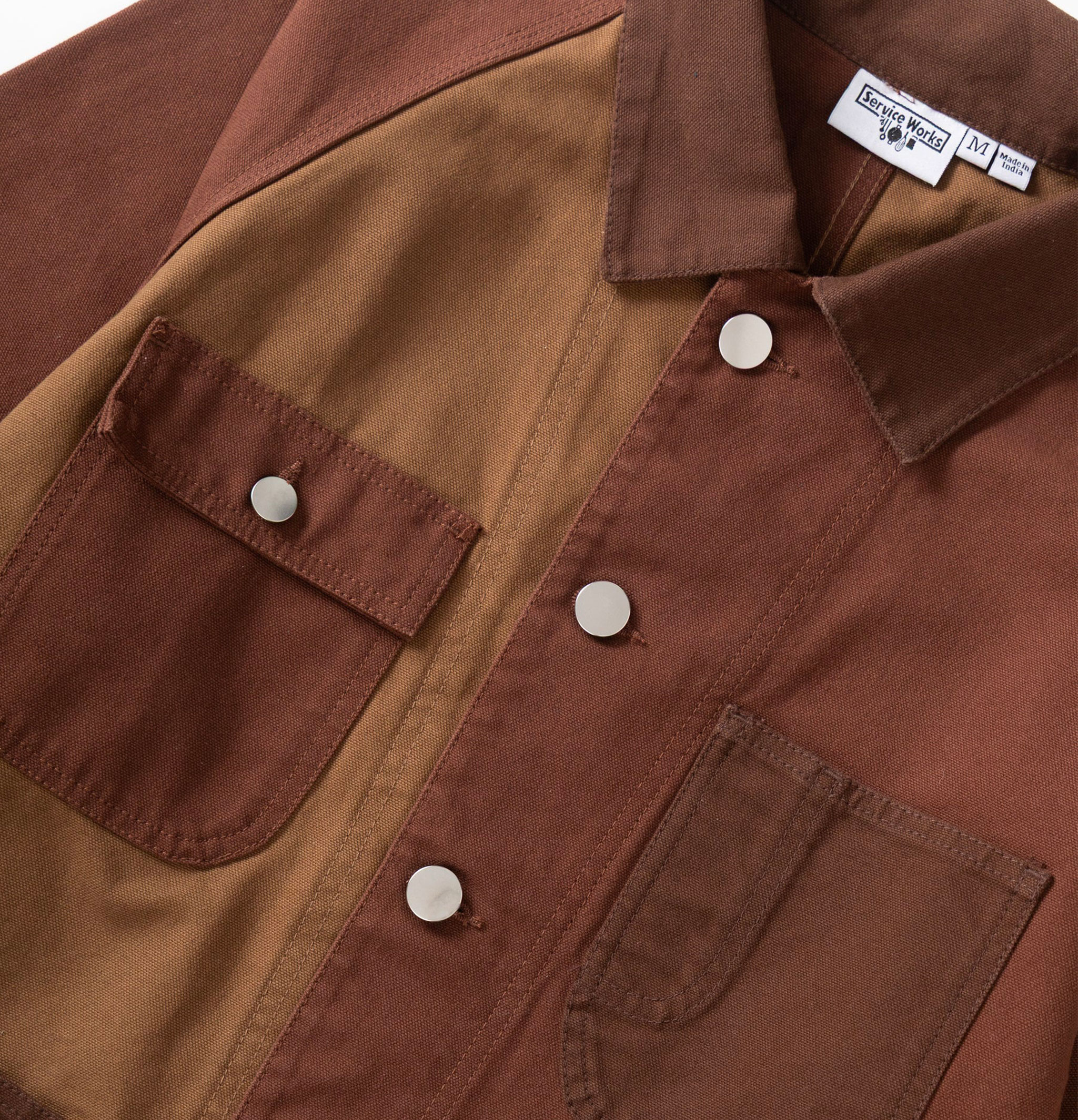 Service Works Veste Patchwork Coverall 2.0 Marron