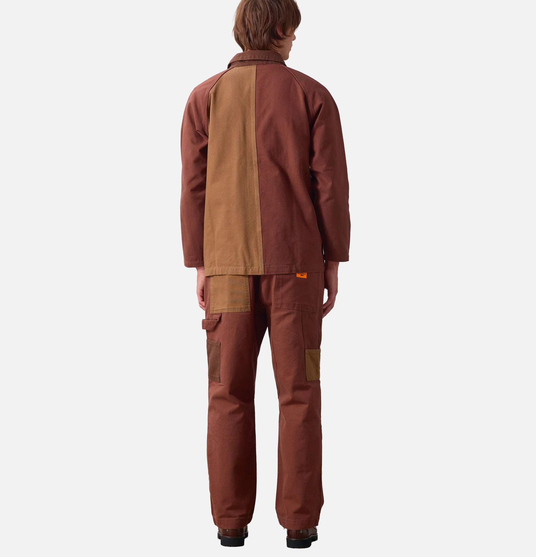 Service Works Patchwork Coverall 2.0 Jacket Brown