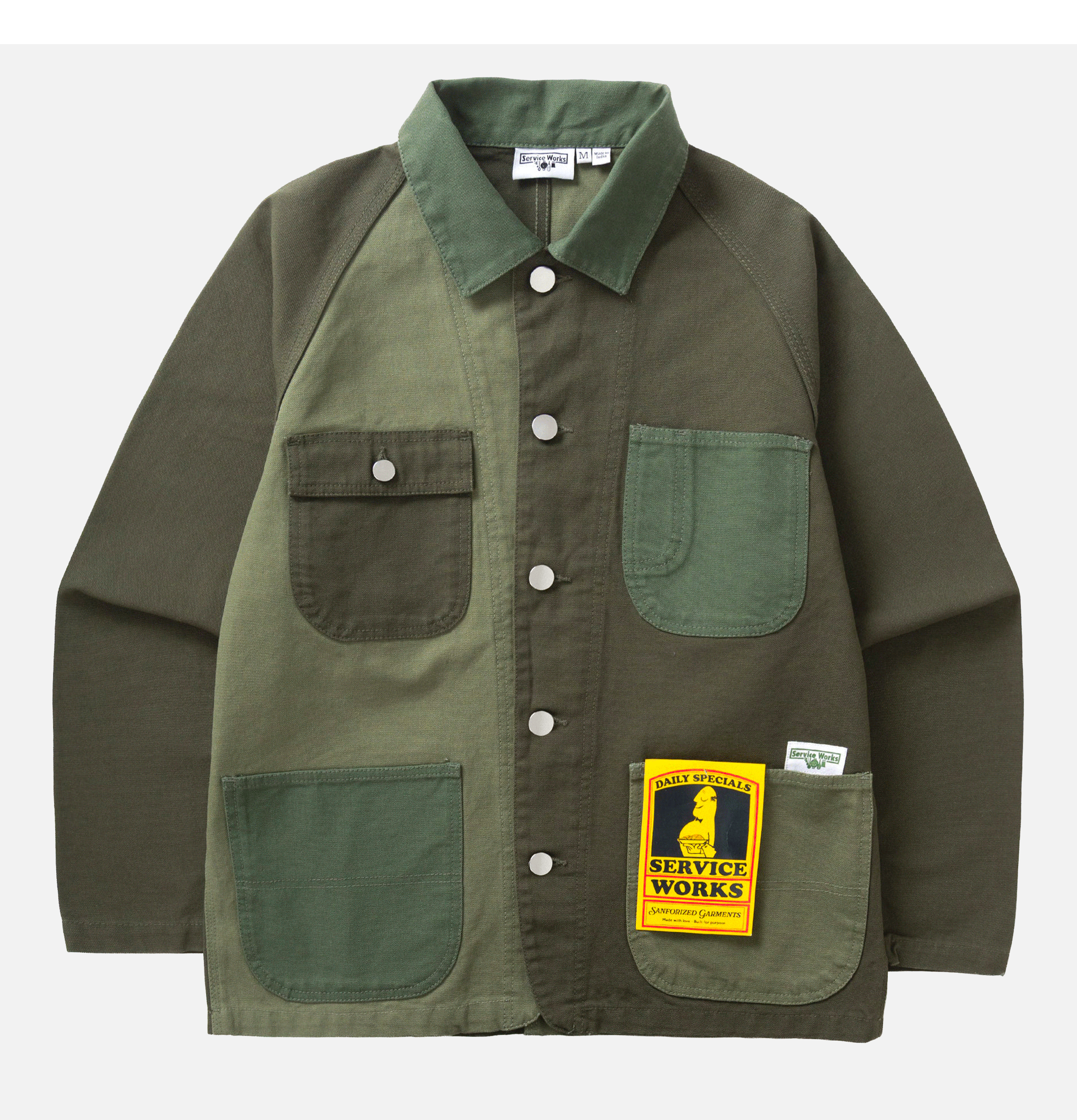 Service Works Veste Patchwork Coverall 2.0 Vert